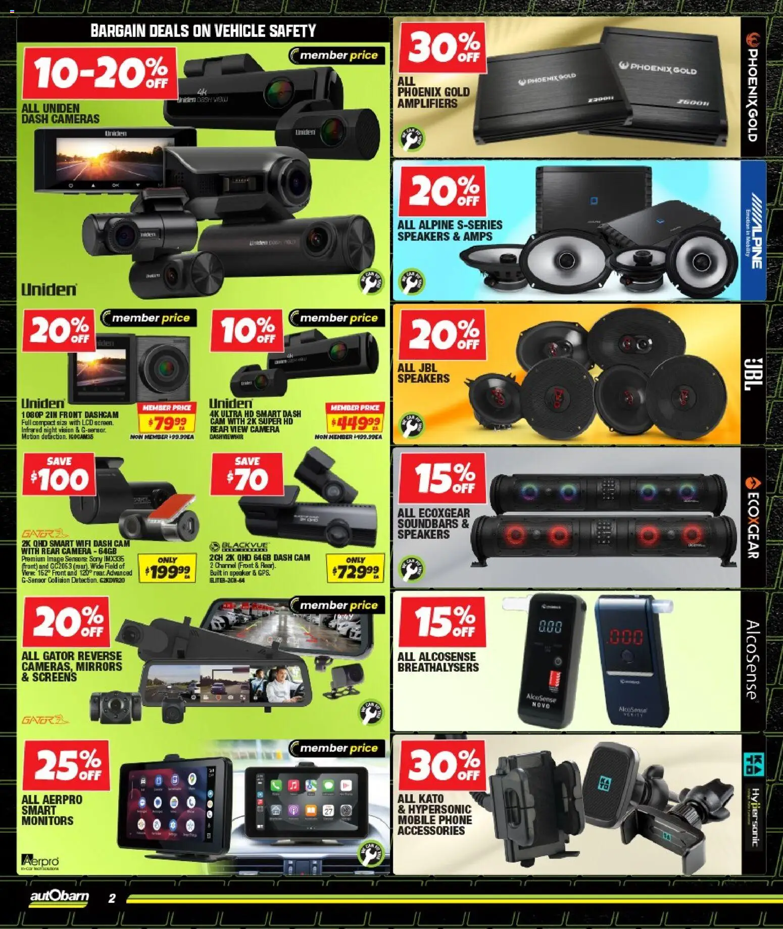 Autobarn catalogue - valid from 15.04.2026 | Page: 2 | Products: Accessories, Camera, Speaker, Mobile