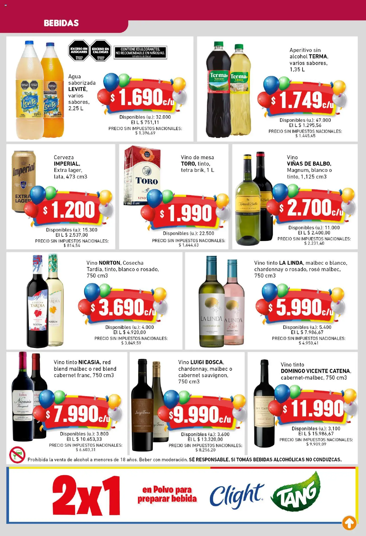 Cooperativa Obrera catálogo │ válido desde el 30.10.2025 | Página: 3 | Productos: Mesa, Polvo, Limón, Cerveza