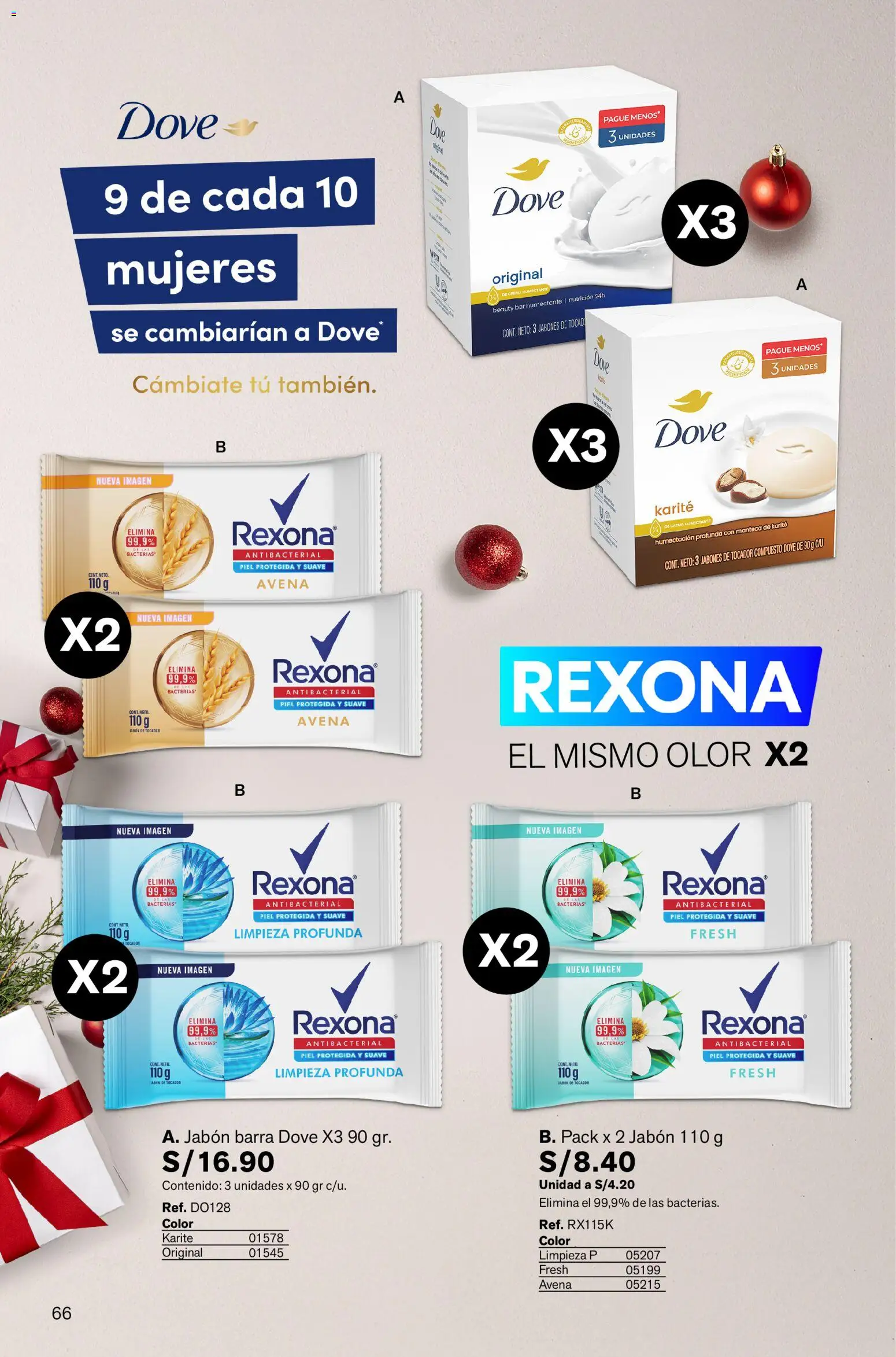 Catálogo Leonisa válido desde 05.12.2025 | Página: 66 | Productos: Jabón, Crema, Avena