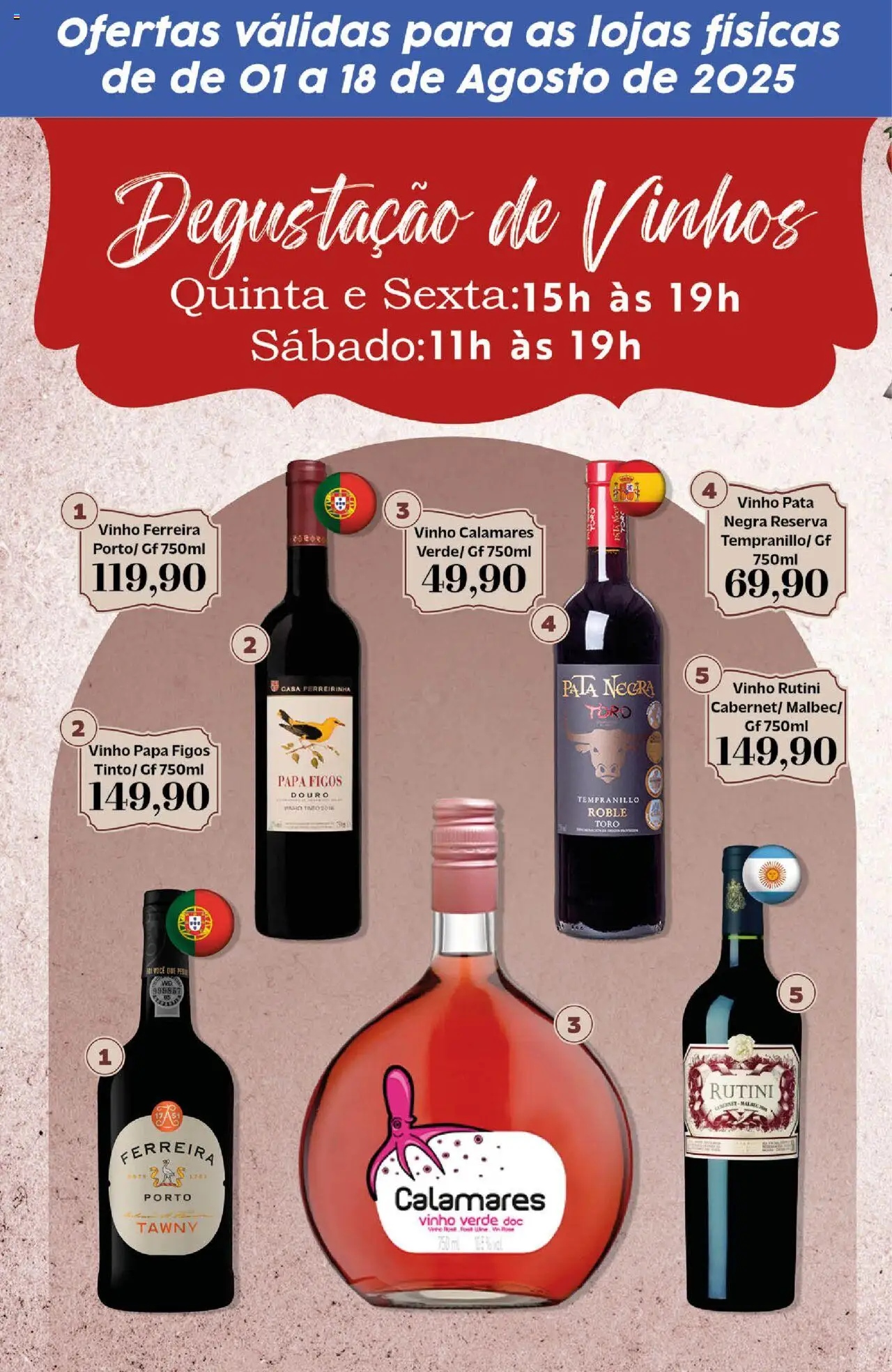 Tauste Folheto - válido de 01.08.2025 | Página: 4 | Produtos: Vinho