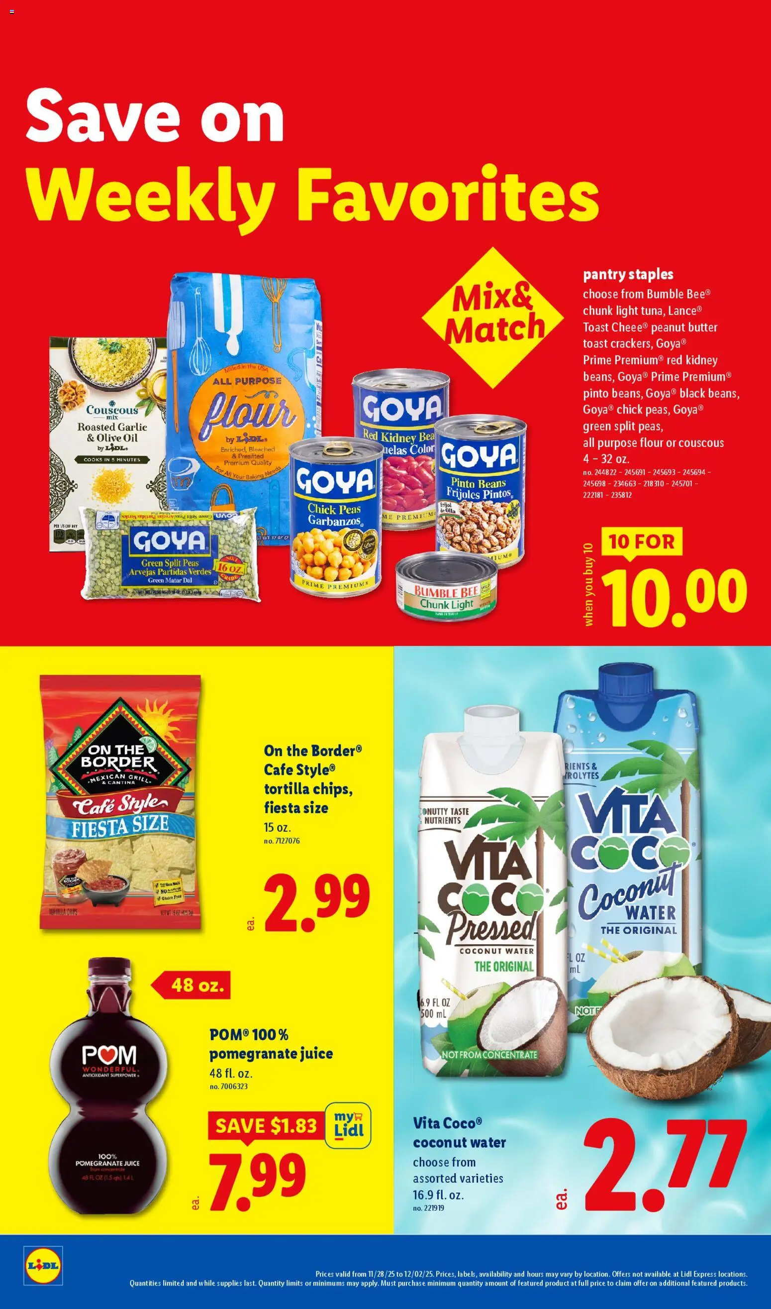 Lidl Black Friday - valid from 27.11.2025 | Page: 8 | Products: Butter, Oil, Juice, Water
