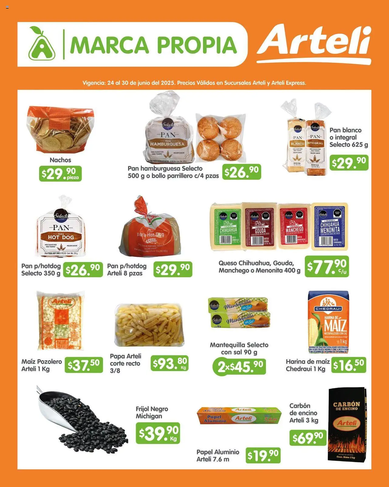 Nuevas ofertas de Arteli válidas en toda la República Mexicana desde el 24.06.2025. ¡Encuentra las mejores ofertas en Arteli folleto! | Página: 2 | Productos: Maíz, Harina, Sal, Pan