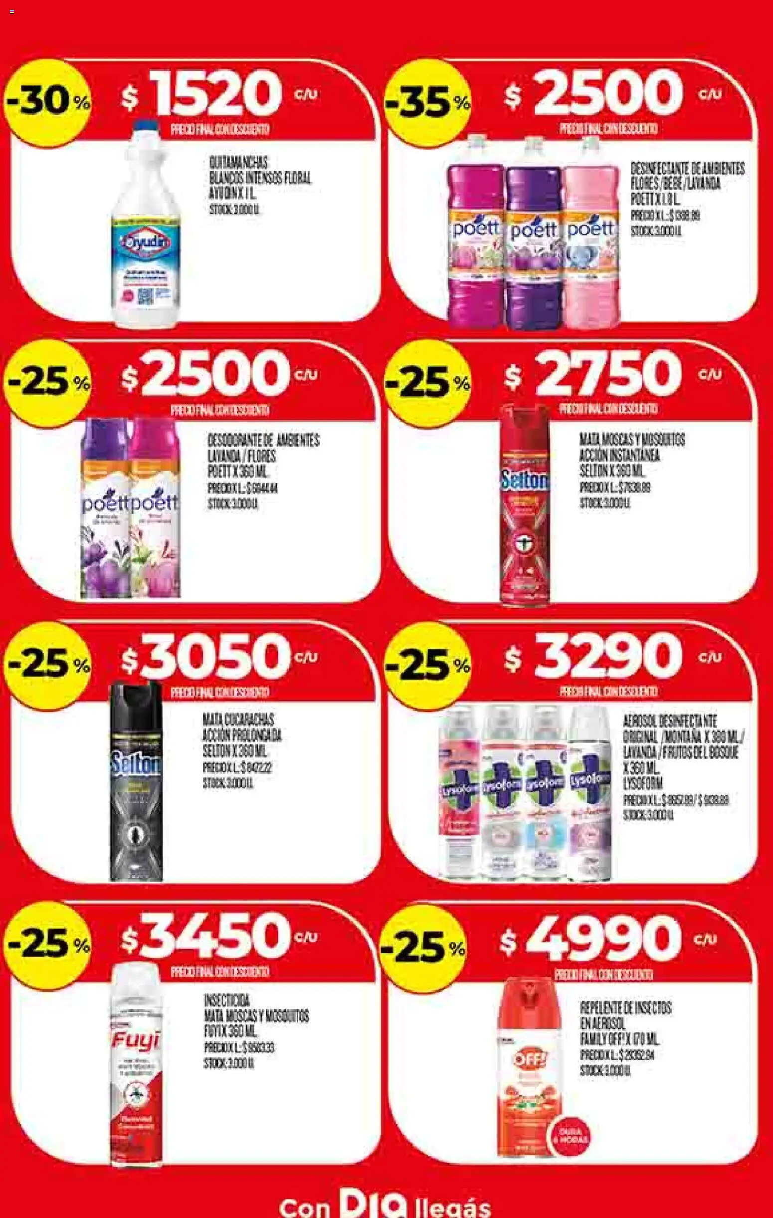 Dia - Ofertas - Salta y Jujuy │ válido desde el 14.01.2026 | Página: 20 | Productos: Mata moscas, Repelente, Desinfectante, Desodorante