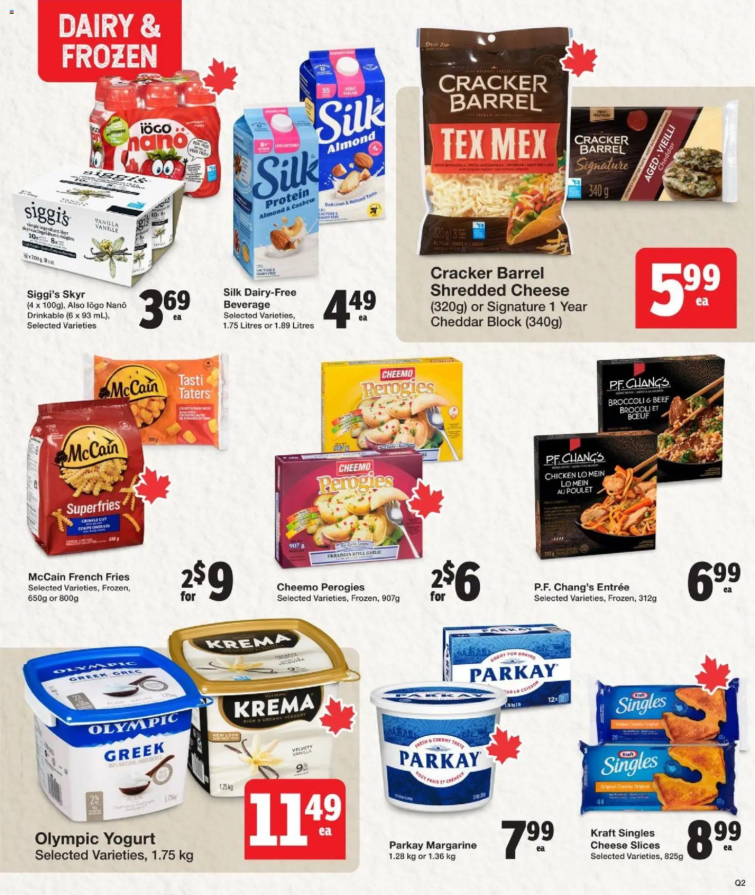 Quality Foods flyer valid from 19.03.2026 | Page: 8 | Products: Beef, Cheese, Yogurt, Chicken