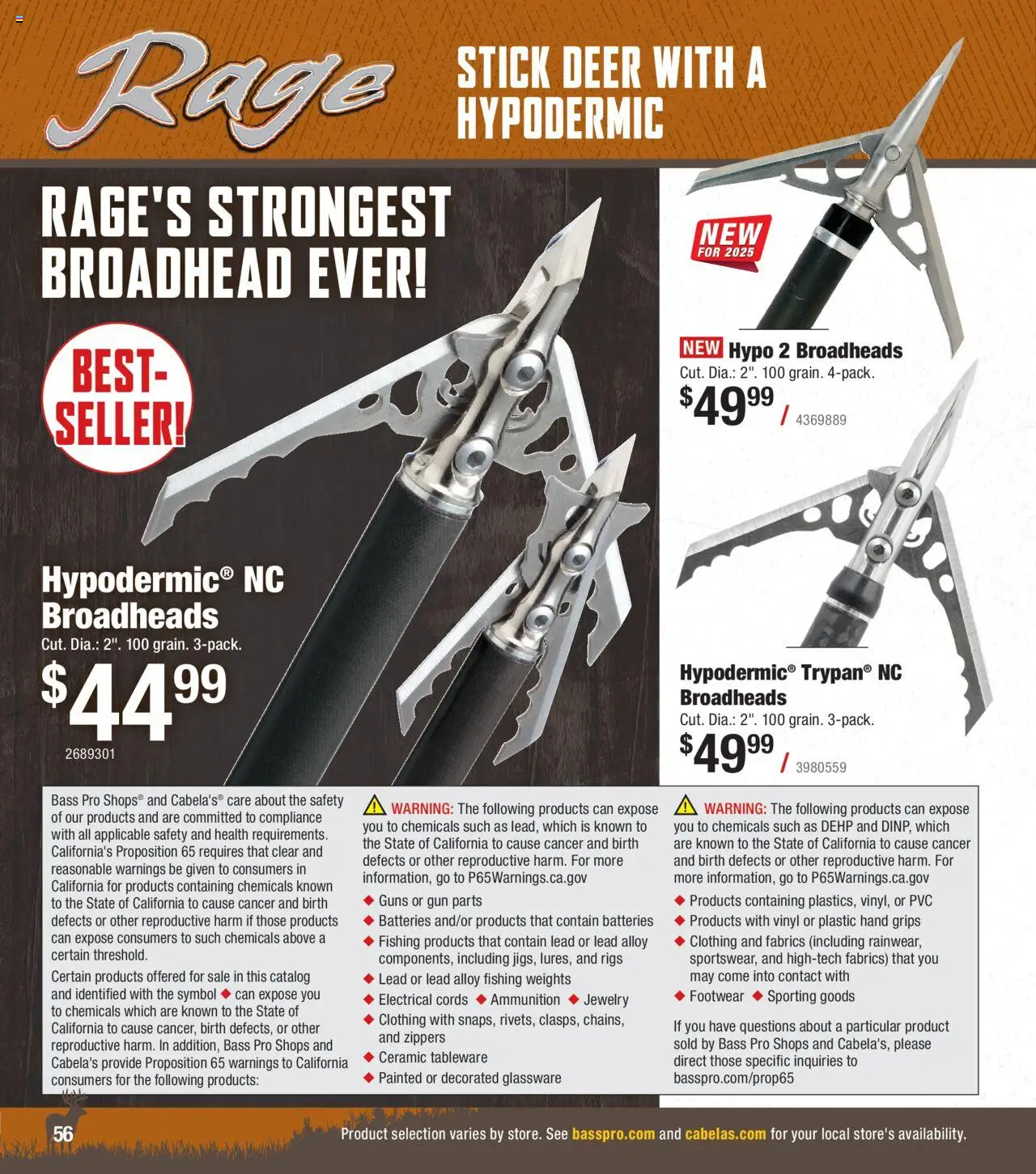 Cabela's Archery 25 - valid from 15.07.2025 | Page: 56 | Products: Broadhead, Gun