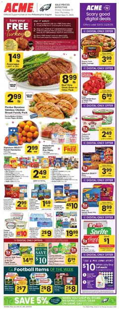 Preview of Acme weekly ads valid from 31.10.2025