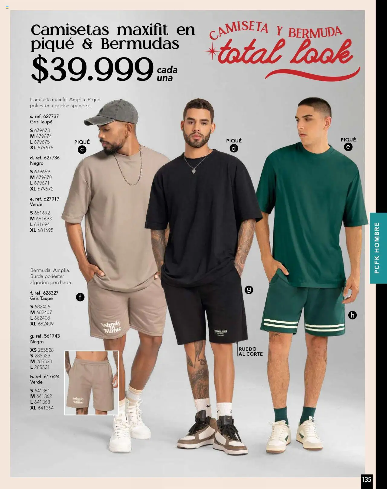 Pacifika revista - valida desde el 01.08.2025 | Página: 162 | Productos: Algodón, Bermuda, Camiseta, Bermudas
