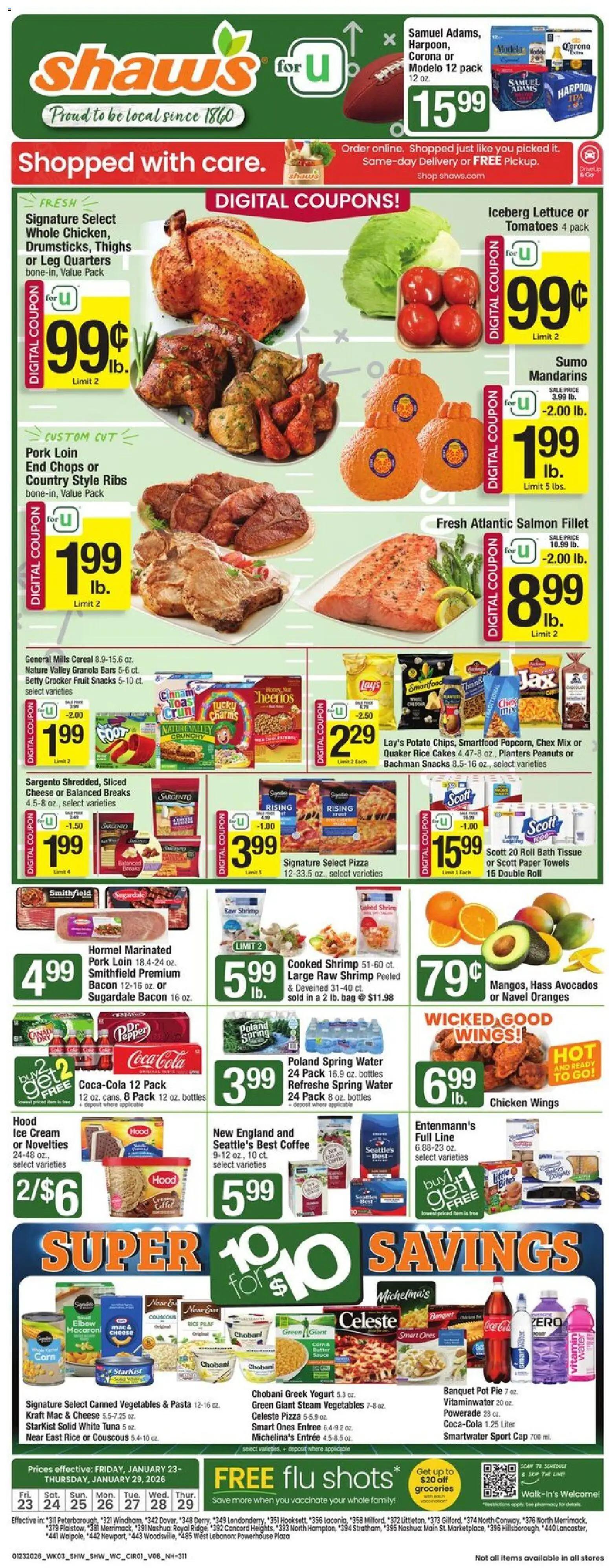 Shaw's Weekly Ad - NH - valid from 23.01.2026 | Page: 1