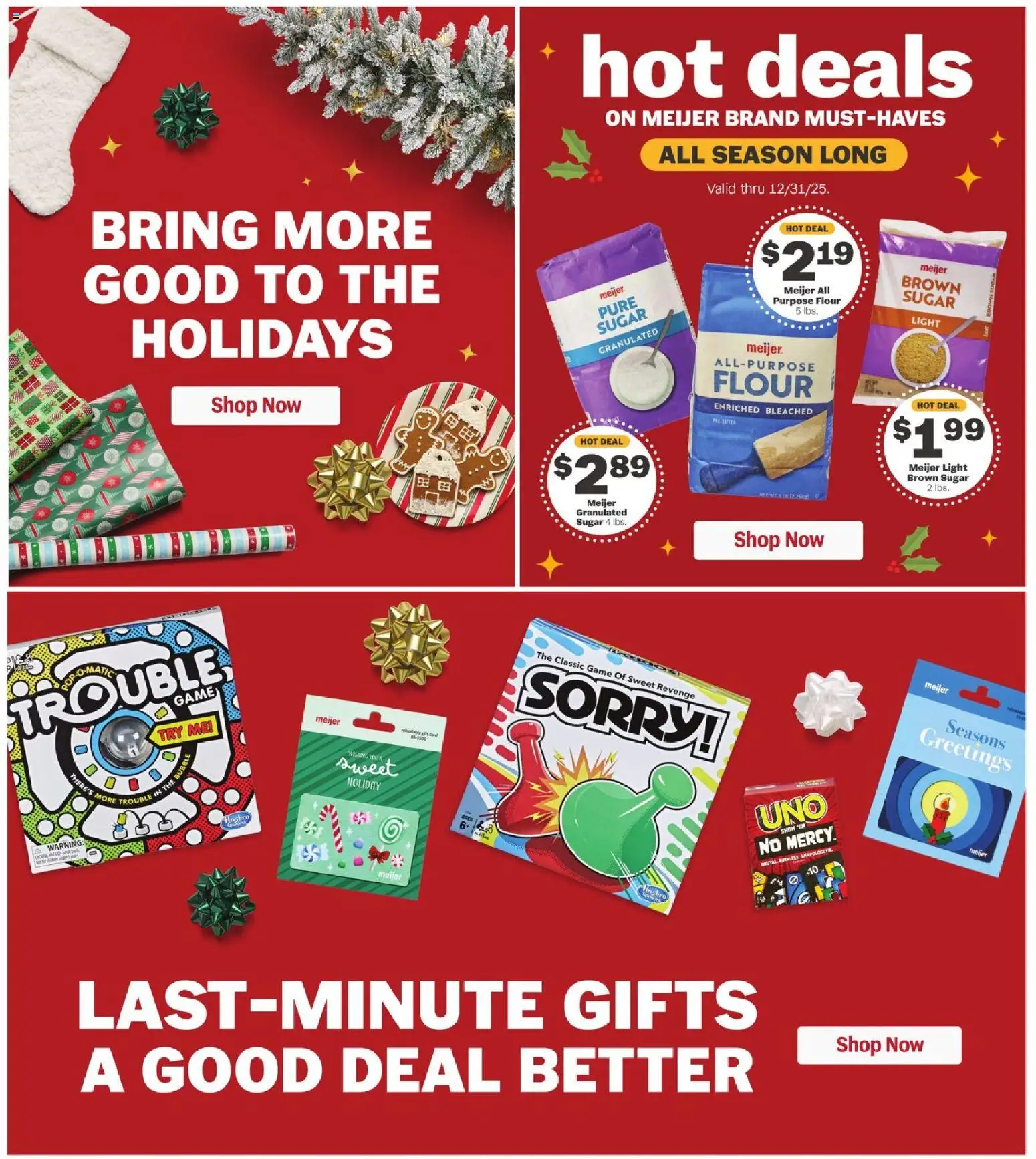 Meijer Weekly Ad - MI - valid from 17.12.2025 | Page: 38 | Products: Sugar, Game