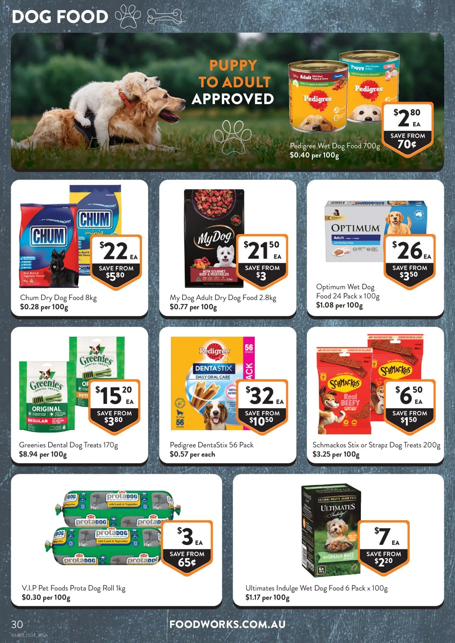 Foodworks catalogue - valid from 15.04.2026 | Page: 30 | Products: Chicken, Lamb, Dog food, Vegetables