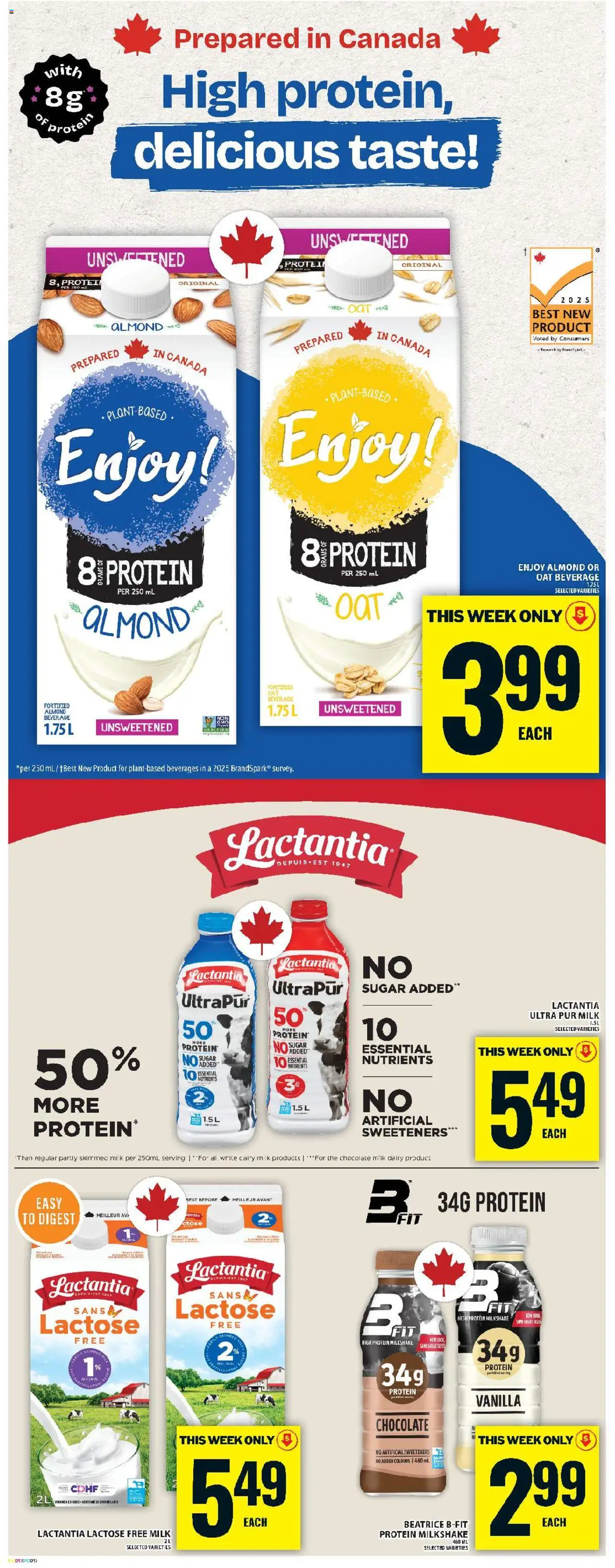 Food Basics flyer valid from 31.07.2025 | Page: 21 | Products: Milk, Chocolate