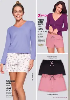 Vista previa de Ilusión catálogo Primavera, nuevo folleto de la tienda, válido en México a partir del 01.04.2026 | Página: 225 | Productos: Pijama, Algodón, Ropa