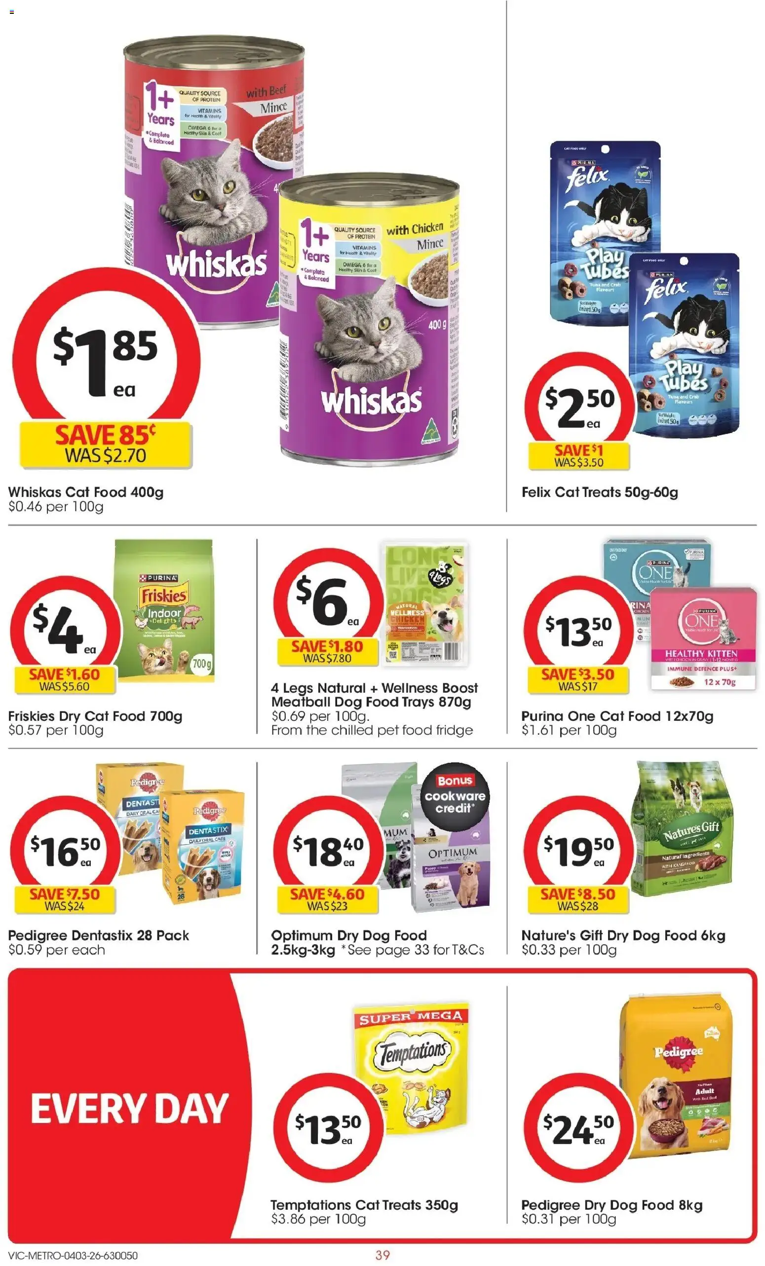 Coles catalogue - valid from 04.03.2026 | Page: 39 | Products: Beef, Cookware, Dog food, Tuna