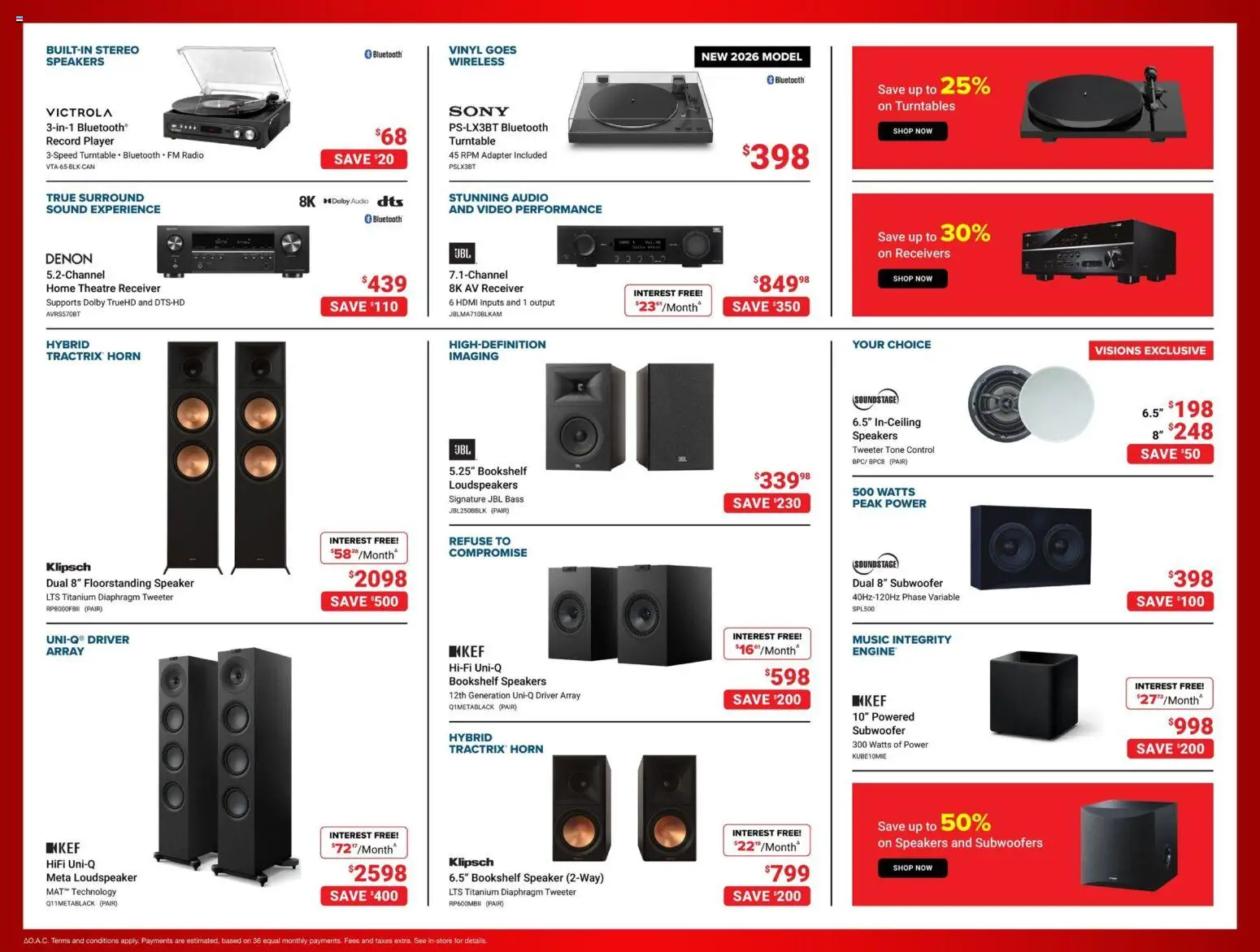 Visions flyer valid from 24.04.2026 | Page: 8 | Products: Video, Radio, Player, Speaker