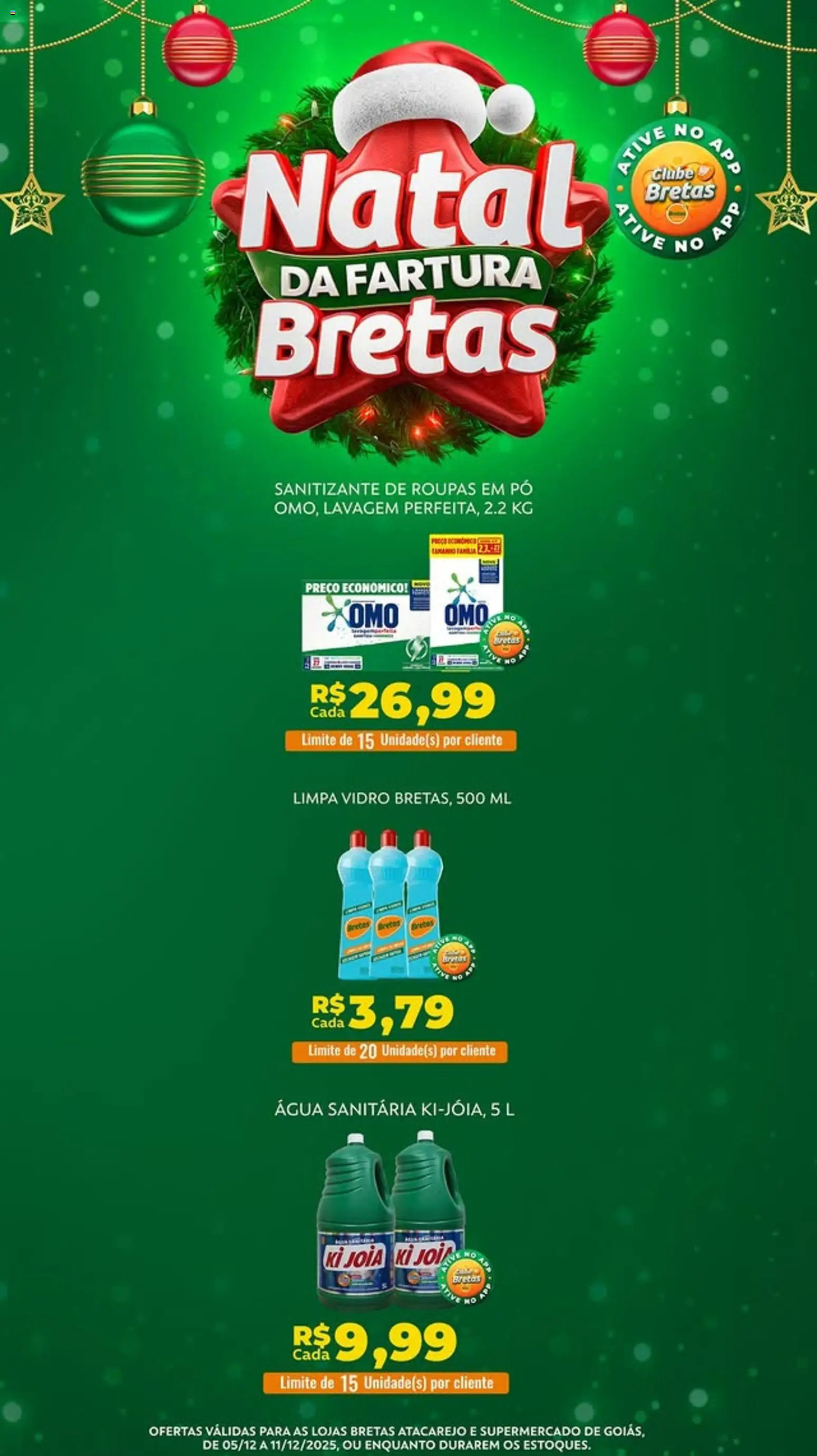 Bretas Folheto - válido de 05.12.2025 | Página: 7 | Produtos: Pó, Roupas, Água sanitária