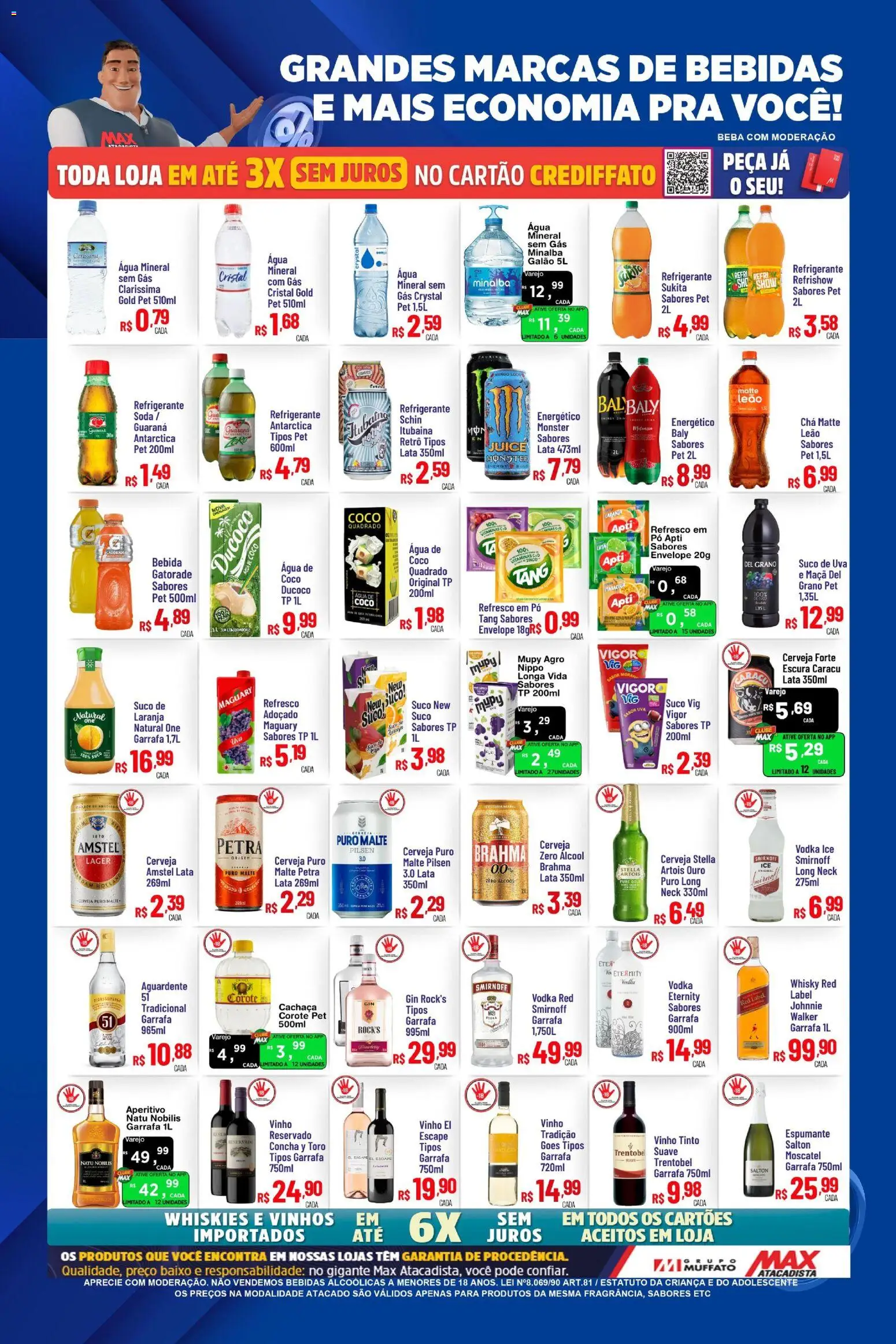 Max Atacadista Folheto - válido de 02.01.2026 | Página: 4 | Produtos: Coco, Vinho, Baixo, Bebida
