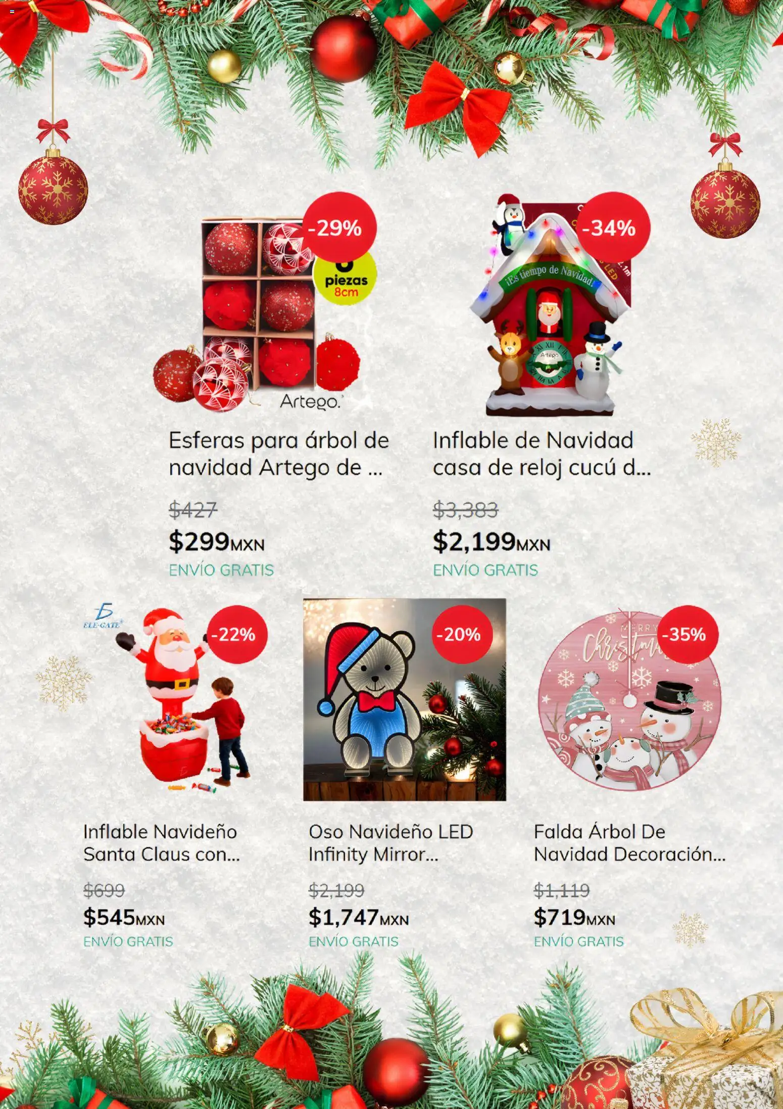 Nuevas ofertas de Sanborns válidas en toda la República Mexicana desde el 18.11.2025. ¡Encuentra las mejores ofertas en Sanborns catálogo! | Página: 3 | Productos: Falda, Reloj