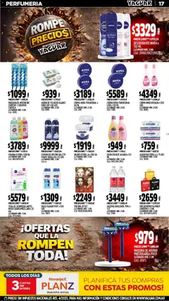 Vista previa Yaguar catálogo válido desde el 13.04.2026 | Página: 17 | Productos: Toallas, Espuma de afeitar, Jabón, Desodorante