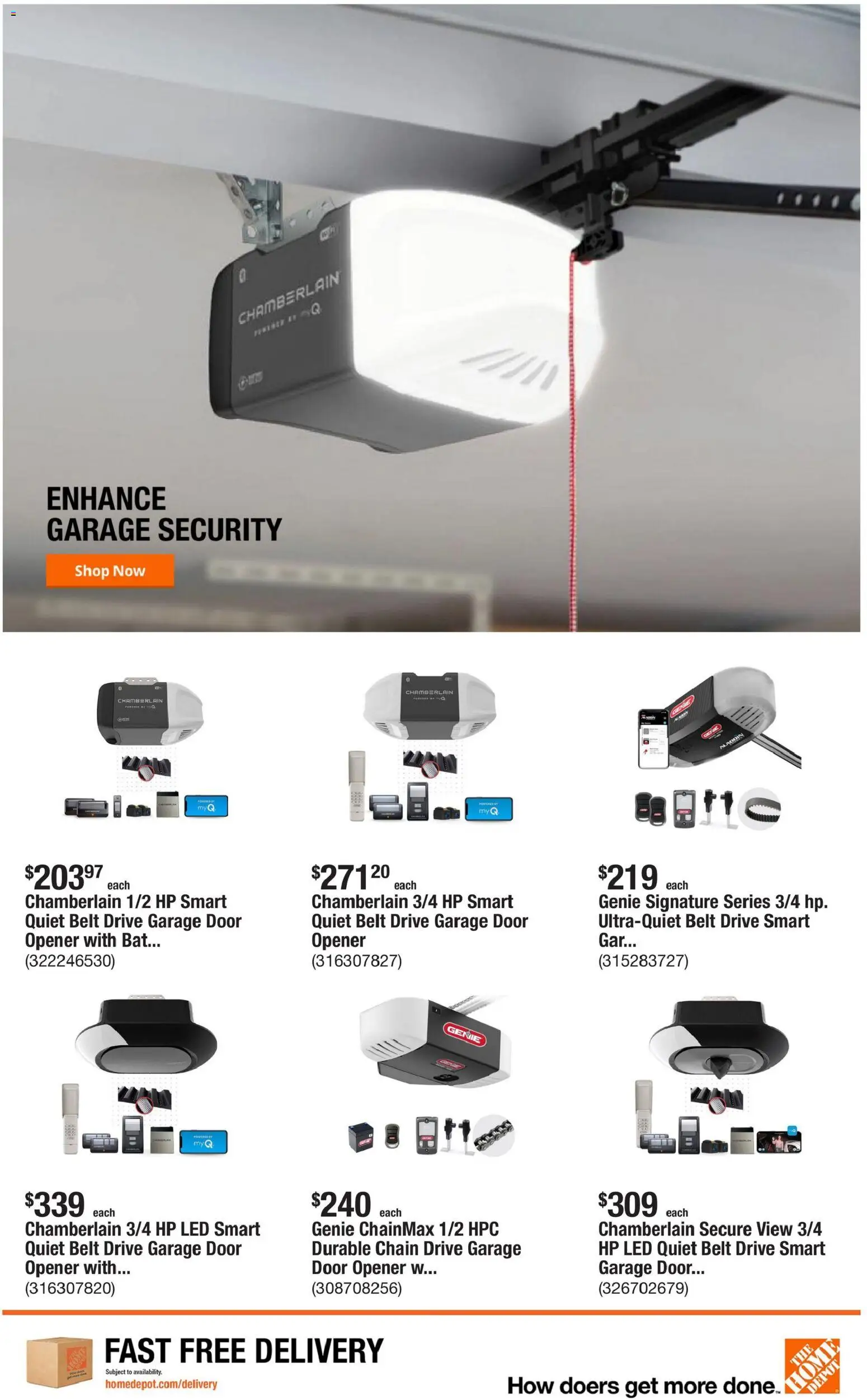 Home Depot Weekly Ad - FL - valid from 25.12.2025 | Page: 9 | Products: Opener, Belt