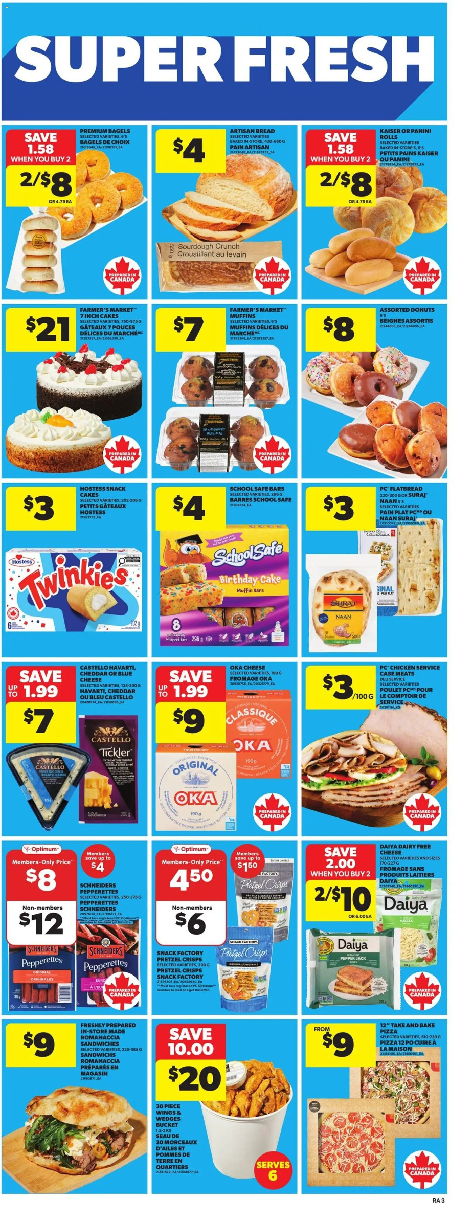 Atlantic Superstore flyer valid from 08.01.2026 | Page: 6 | Products: PC, Case, Cheese, Bread