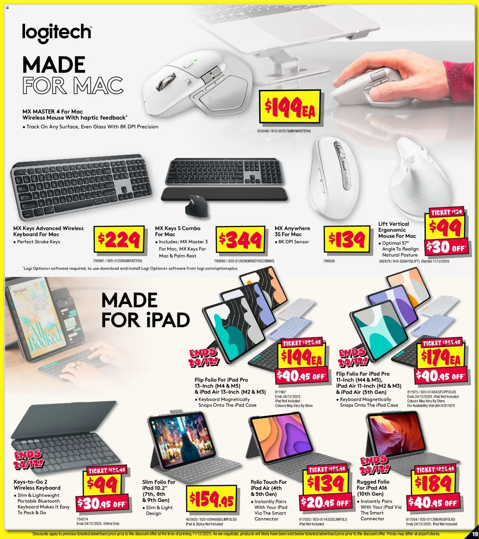 JB Hi-Fi catalogue - valid from 18.12.2025 | Page: 19 | Products: Ergonomic, Light, Keyboard, Connector