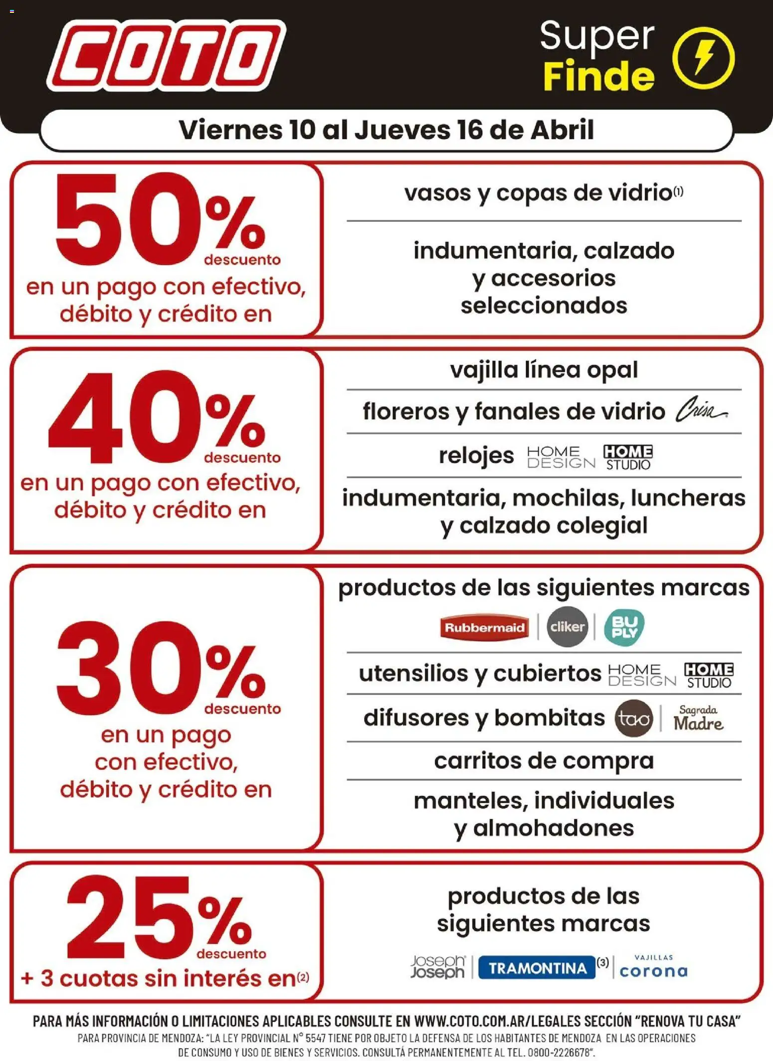 Coto - Renova │ válido desde el 10.04.2026 | Página: 1 | Productos: Vasos