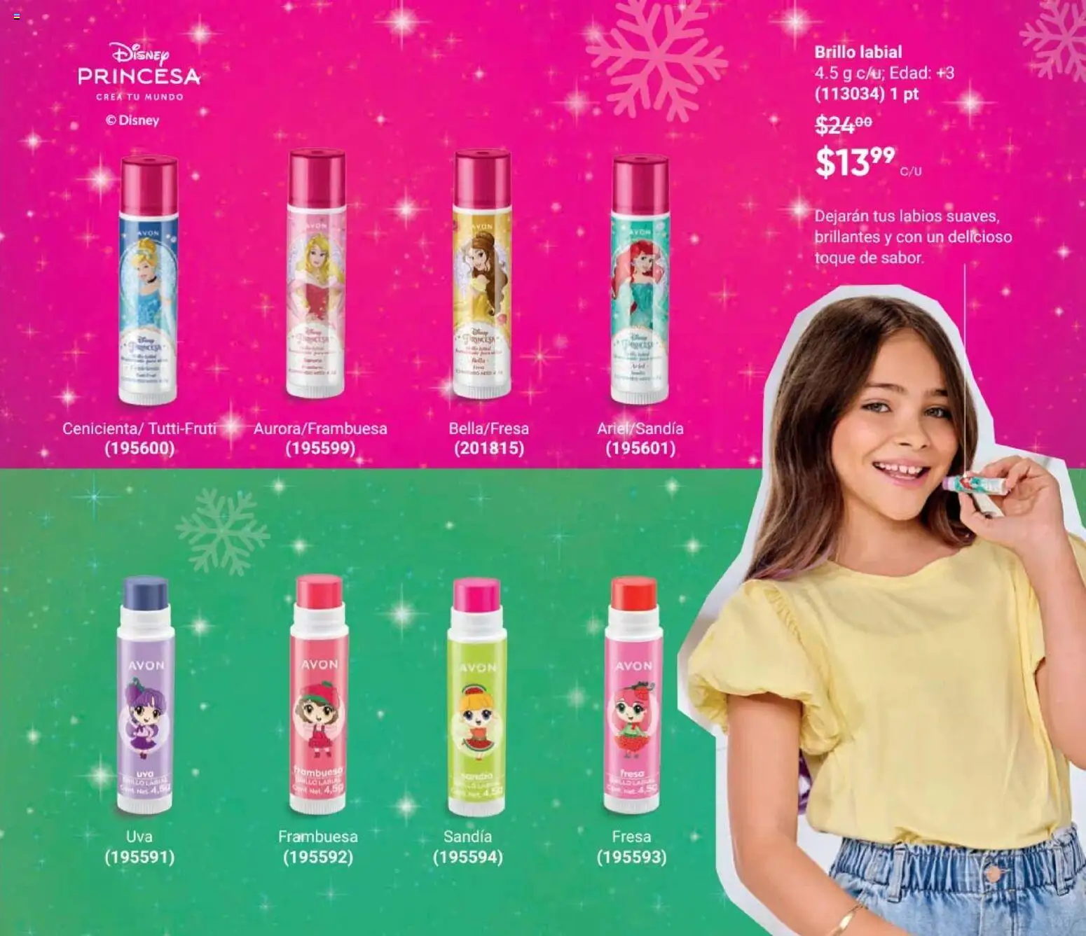 Nuevas ofertas de AVON válidas en toda la República Mexicana desde el 28.11.2025. ¡Encuentra las mejores ofertas en AVON Casa & Estilo 18 2025! | Página: 153 | Productos: Fresa, Sandía, Brillo, Uva