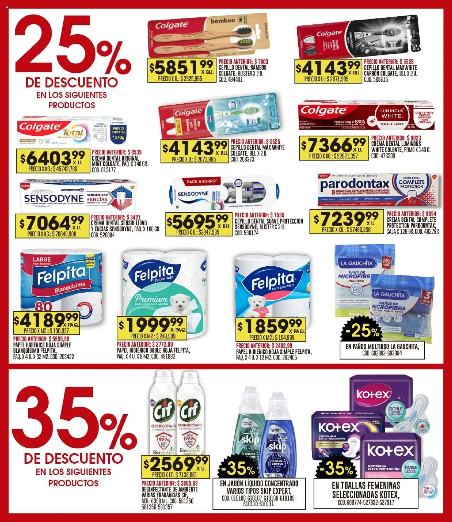 Coto - Ofertas │ válido desde el 02.03.2026 | Página: 17 | Productos: Desinfectante, Papel higiénico, Toallas, Crema