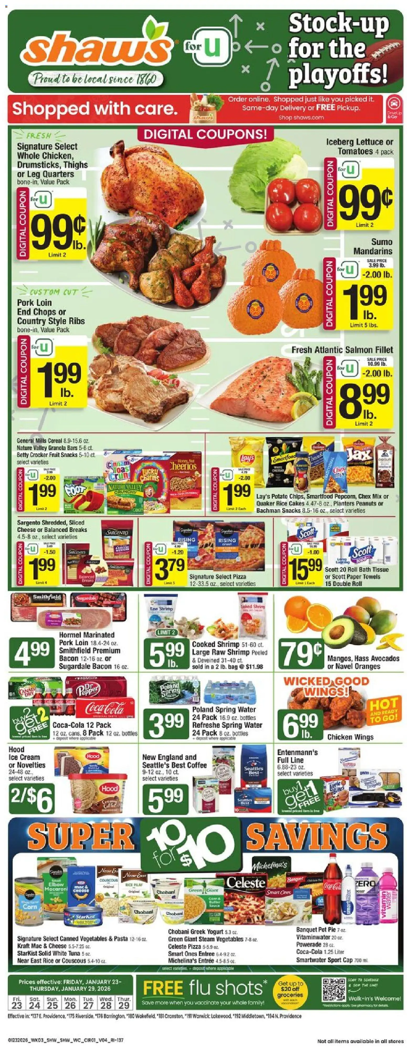 Shaw's Weekly Ad - RI - valid from 23.01.2026 | Page: 1