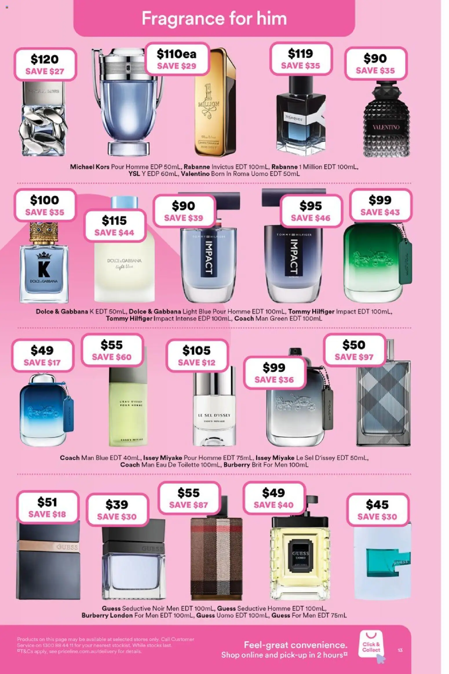 Priceline Pharmacy catalogue - valid from 05.02.2026 | Page: 13 | Products: Fragrance, Eau de toilette, Light