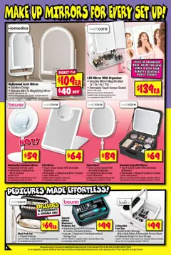 Preview of JB Hi-Fi Health and Wellness - valid from 12.02.2026 | Page: 4 | Products: Mirror, Light, Accessories, Bag