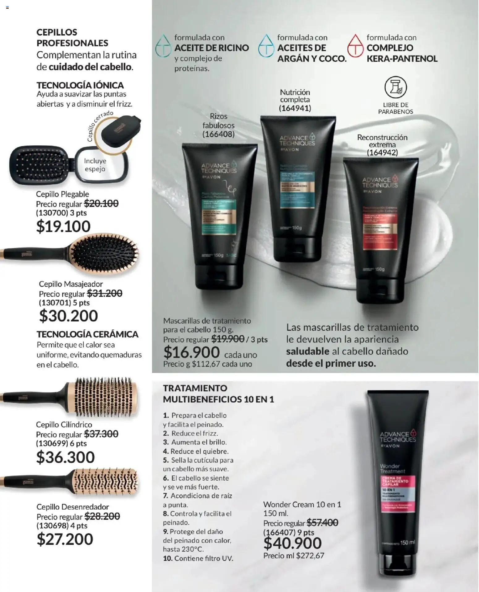 Avon revista - valida desde el 01.12.2025 | Página: 159 | Productos: Cerámica, Espejo, Cepillo, Aceite