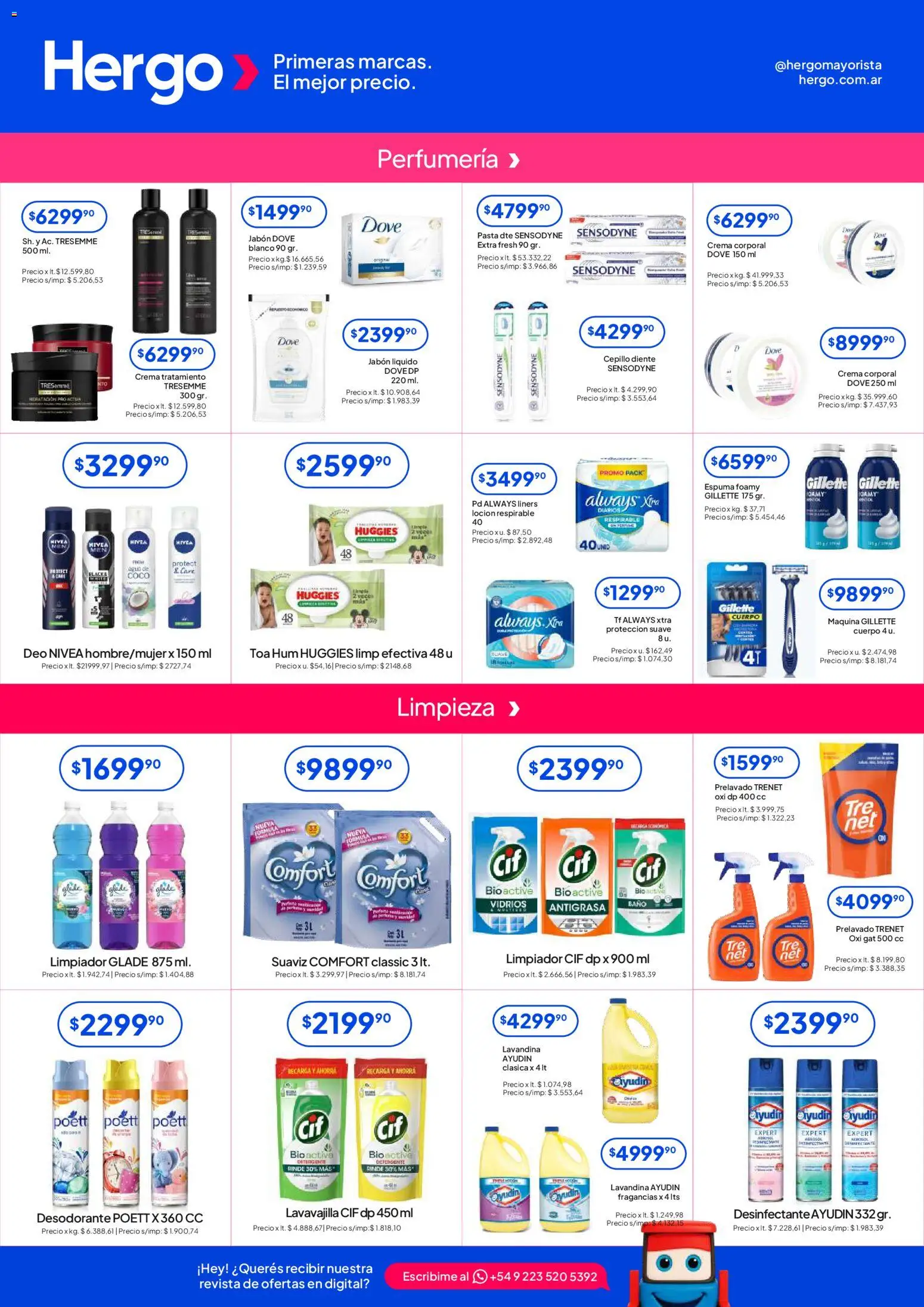 Hergo catálogo │ válido desde el 11.03.2026 | Página: 4 | Productos: Desodorante, Pasta, Limpiador, Crema