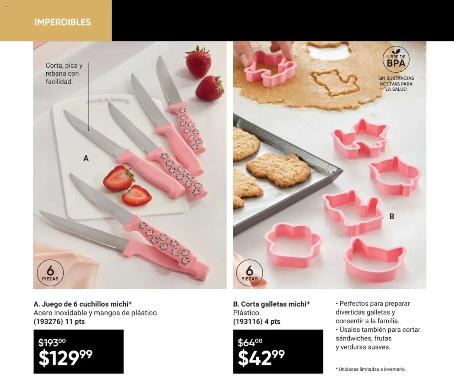 Nuevas ofertas de AVON válidas en toda la República Mexicana desde el 20.12.2025. ¡Encuentra las mejores ofertas en AVON Casa & Estilo 1 2026! | Página: 156 | Productos: Cutter, Galletas, Juego