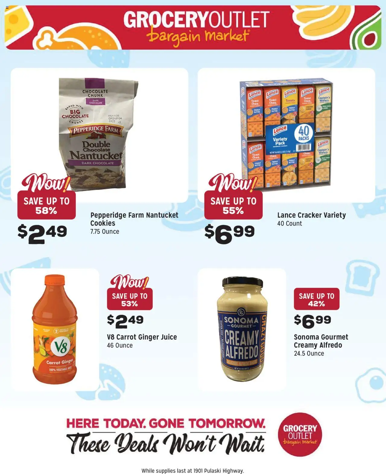 Grocery Outlet Weekly - MD - valid from 06.08.2025 | Page: 4 | Products: Ginger, Chocolate, Cream, Cookies