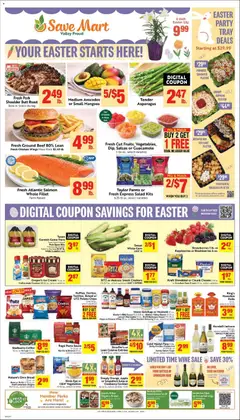 Preview of Save Mart weekly ads valid from 01.04.2026