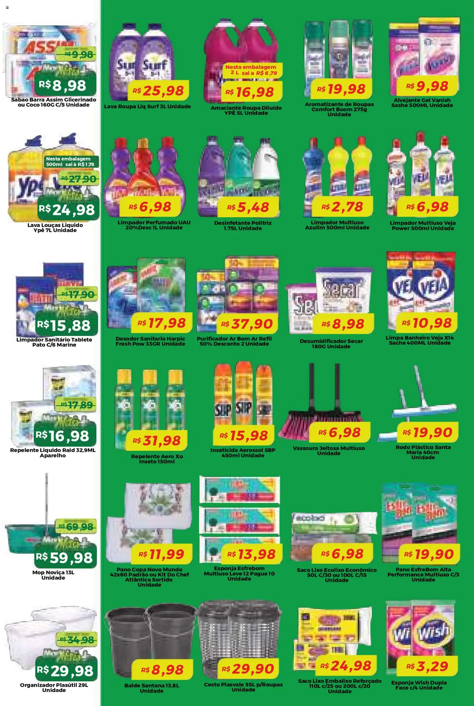 Mart Minas Folheto - válido de 26.02.2026 | Página: 6 | Produtos: Alvejante, Roupas, Repelente, Rodo