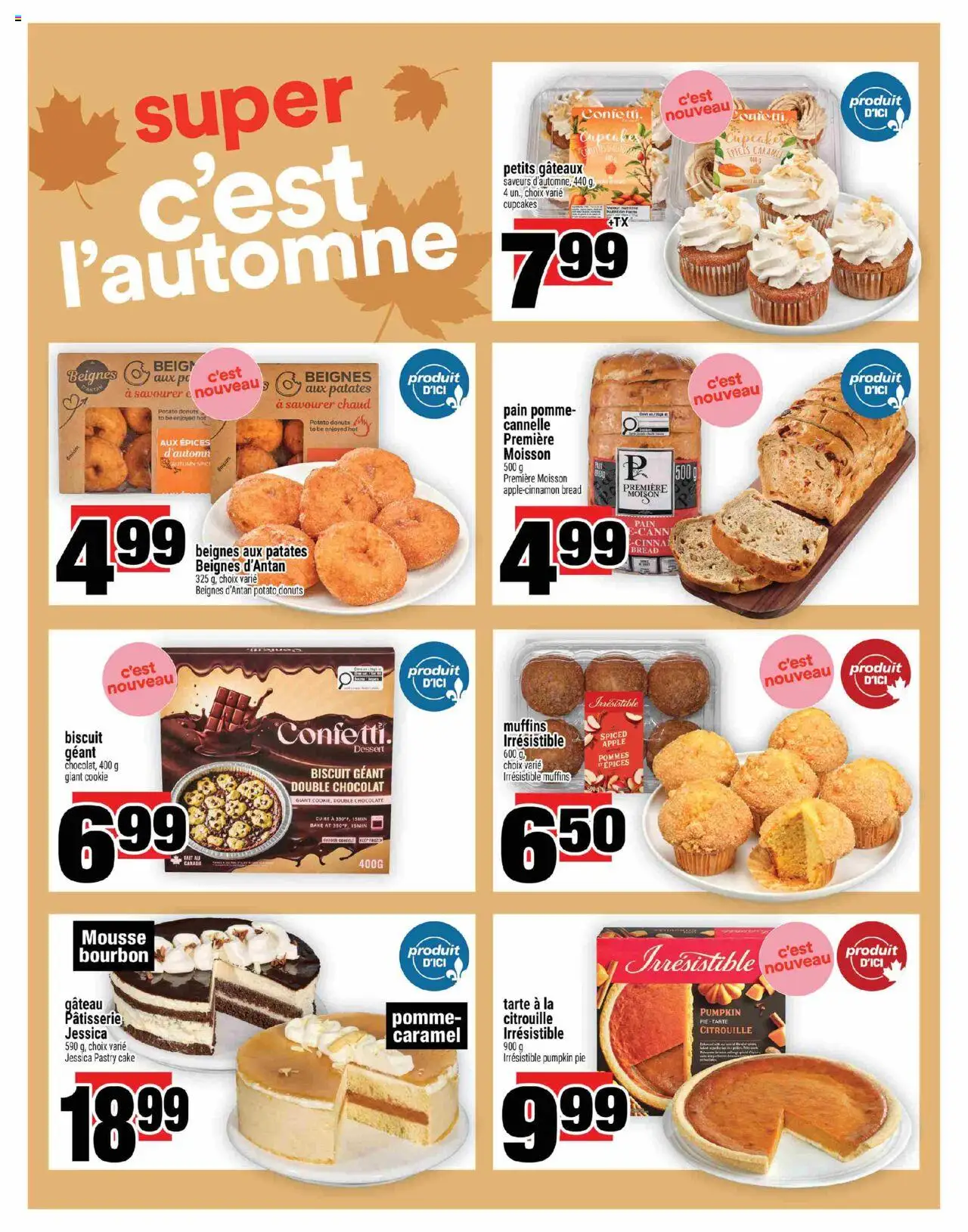 Super C flyer valid from 18.09.2025 | Page: 11 | Products: Bourbon, Bread, Chocolate, Pumpkin