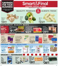Preview of Smart & Final weekly ads valid from 23.07.2025