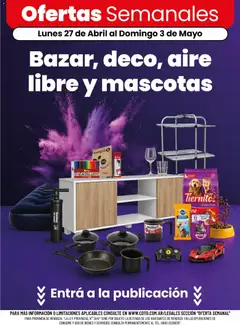 Vista previa Coto - Ofertas Bazar, deco, aire libre y mascotas válido desde el 27.04.2026