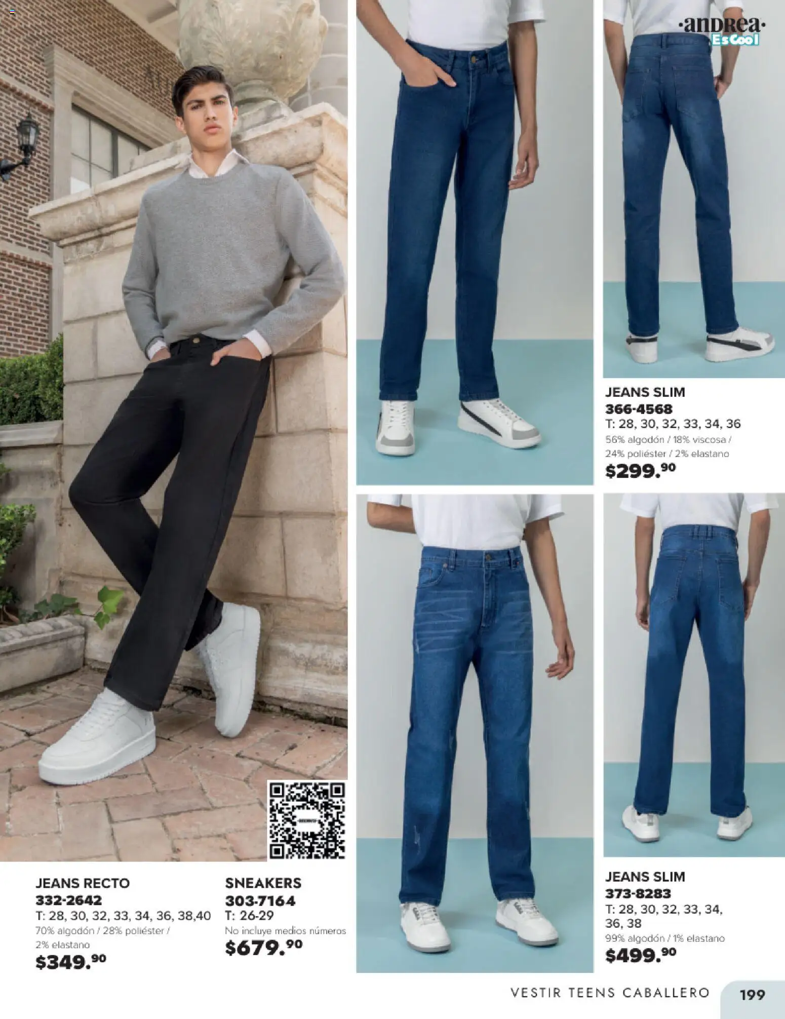 Nuevas ofertas de Andrea válidas en toda la República Mexicana desde el 25.05.2025. ¡Encuentra las mejores ofertas en Andrea catálogo Colegial ! | Página: 199 | Productos: Algodón