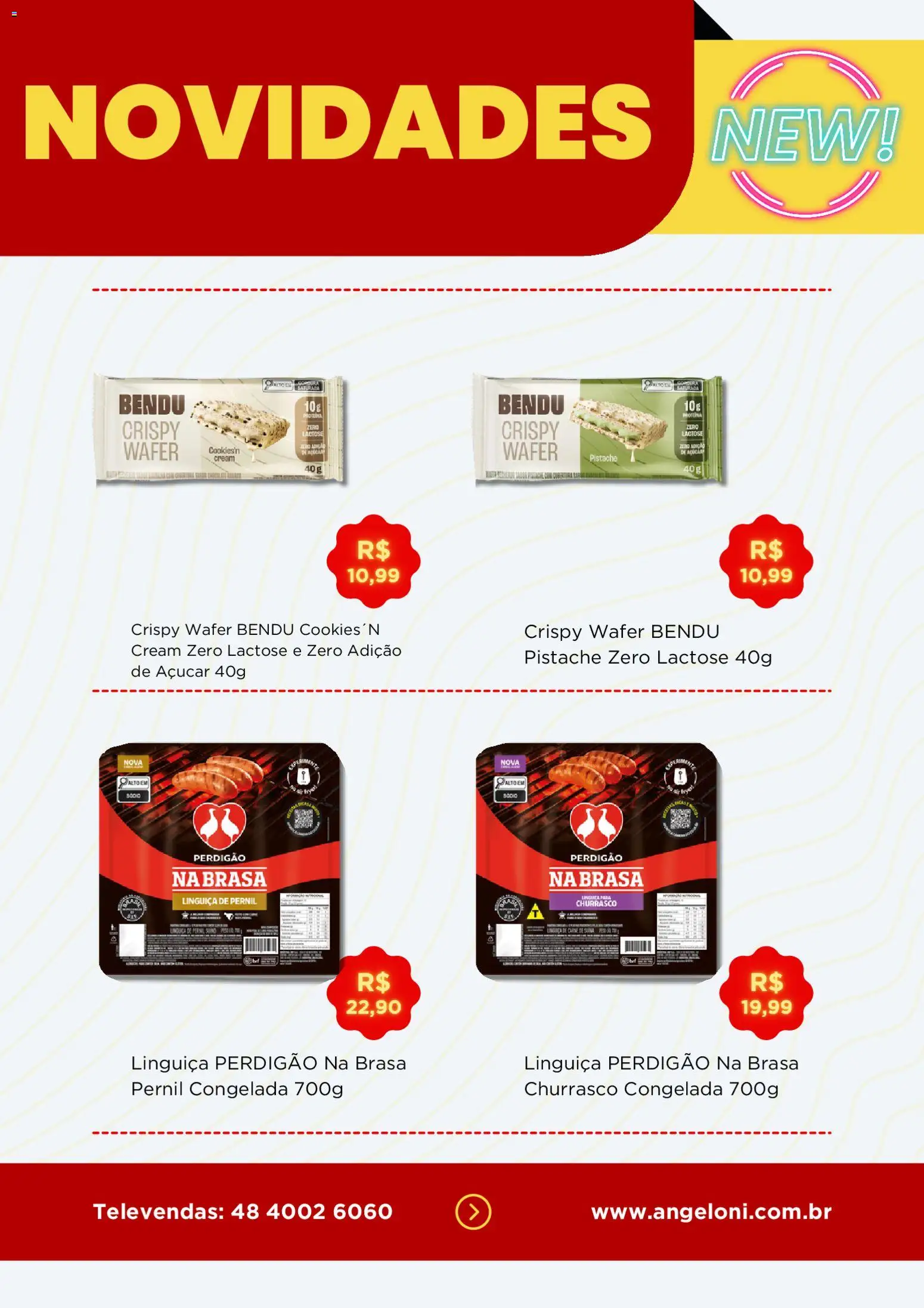 Angeloni Folheto - válido de 16.04.2026 | Página: 5 | Produtos: Pistache, Linguiça, Pernil, Açúcar