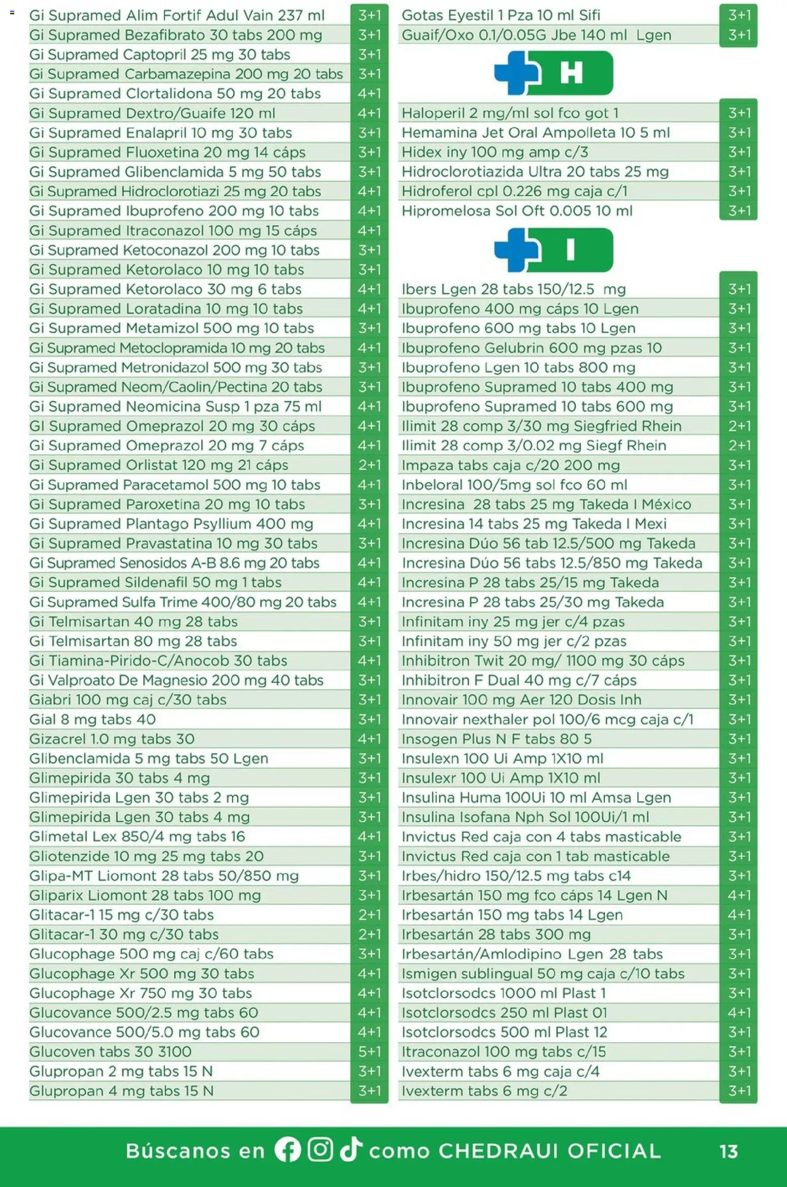 Nuevas ofertas de Chedraui válidas en toda la República Mexicana desde el 27.03.2026. ¡Encuentra las mejores ofertas en Chedraui folleto Promociones Exclusivas! | Página: 13 | Productos: Caja