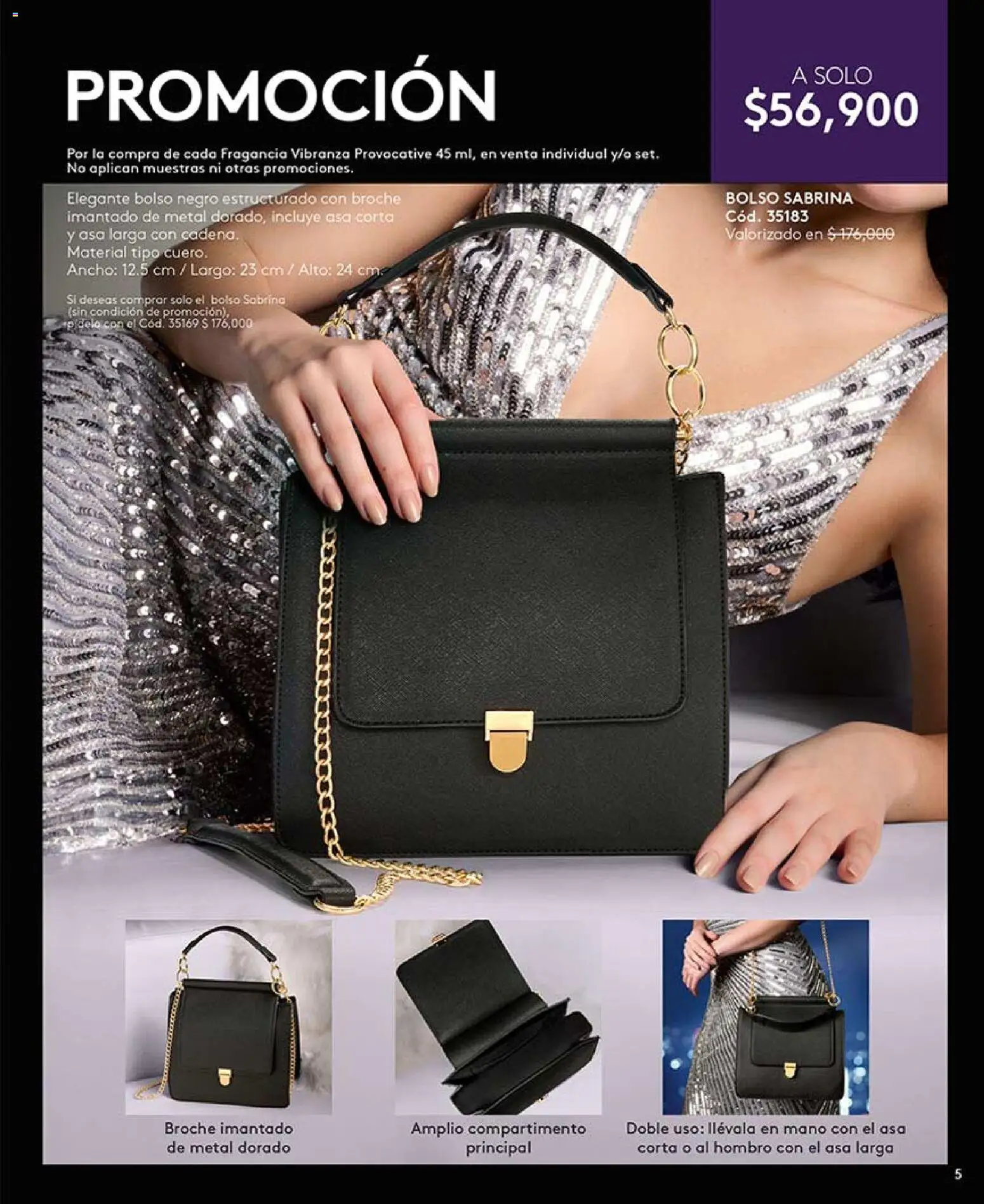 Ésika revista - valida desde el 02.03.2026 | Página: 5 | Productos: Bolso, Individual, Fragancia