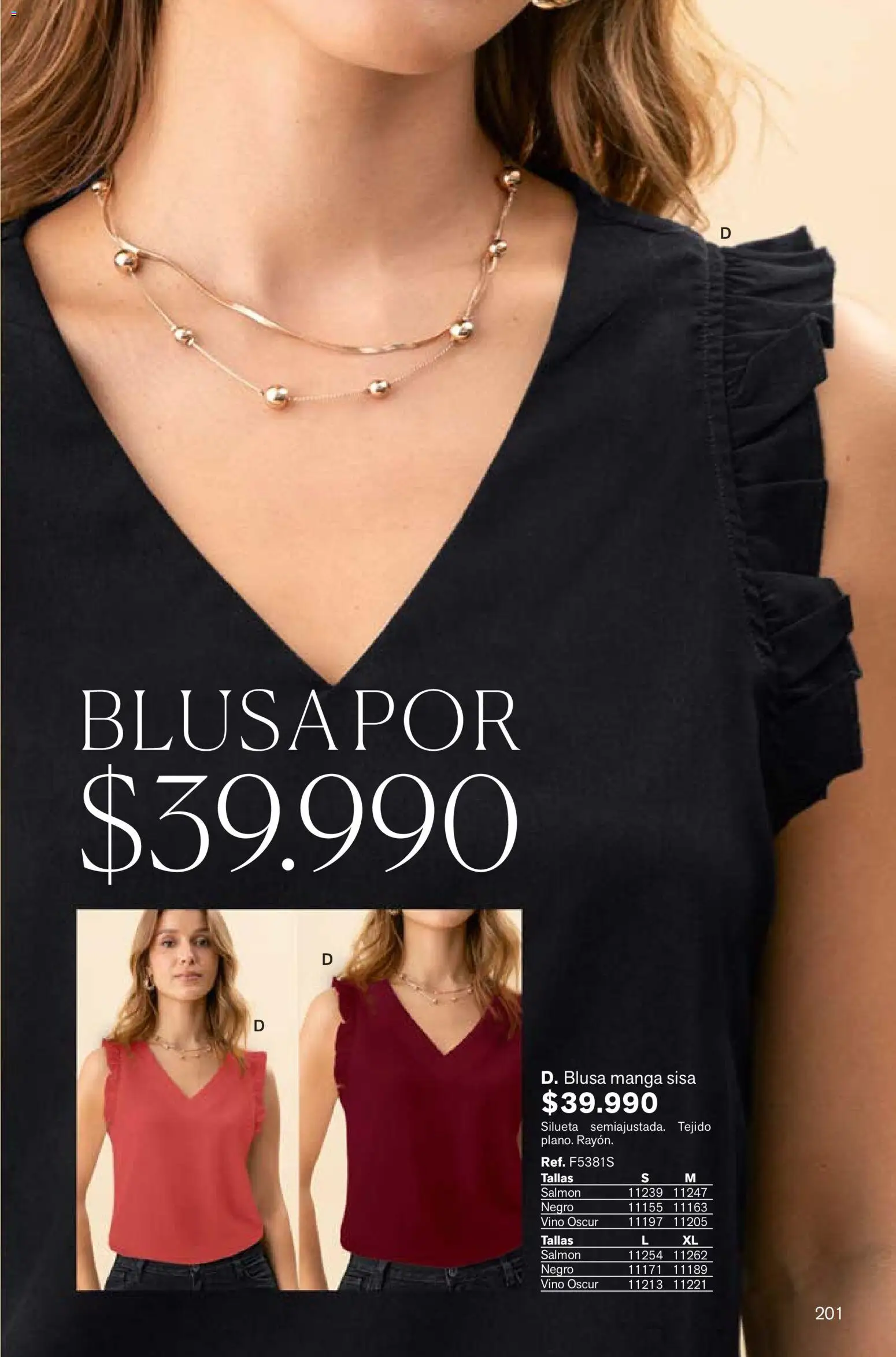 Leonisa revista - valida desde el 07.12.2025 | Página: 201 | Productos: Blusa, Vino