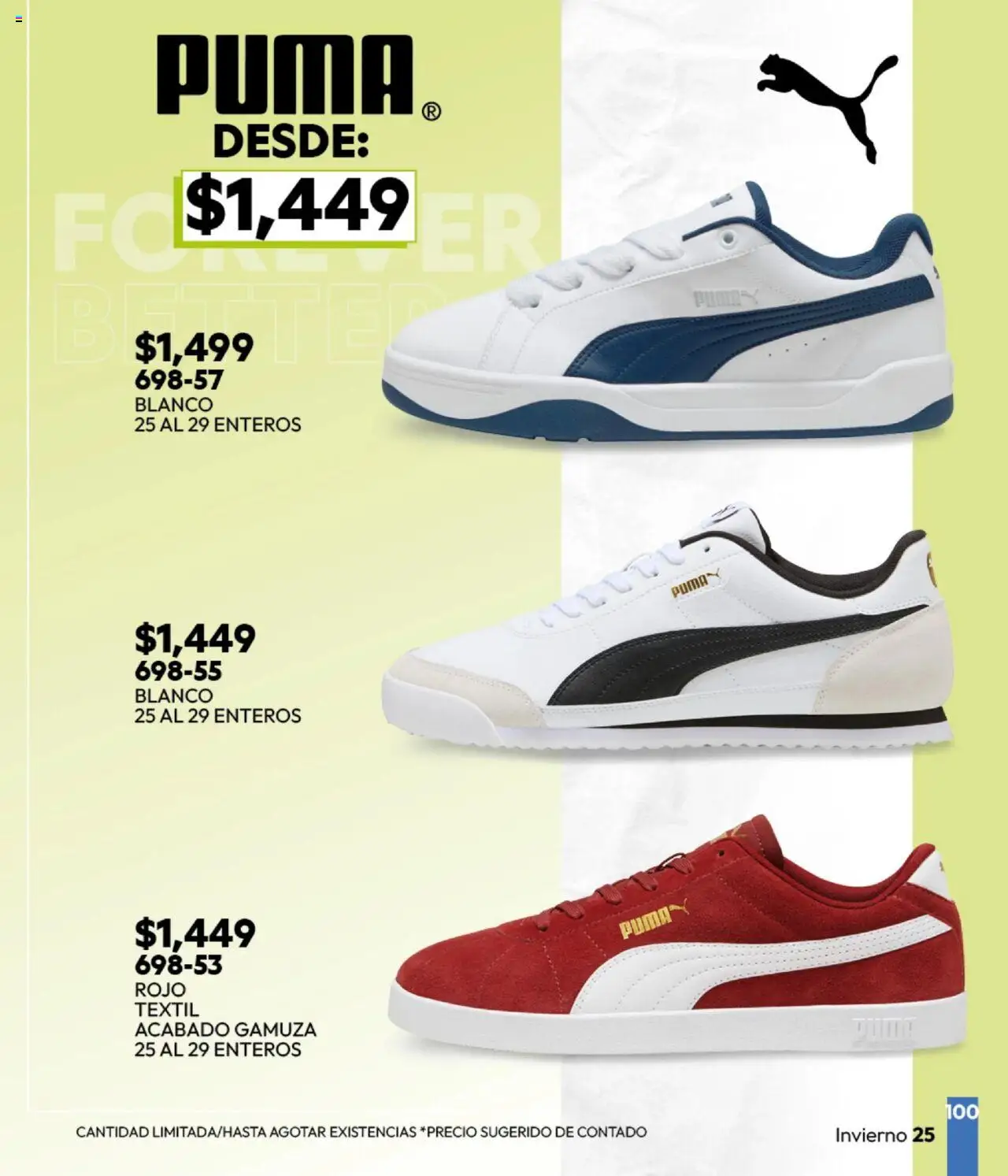 Nuevas ofertas de Cklass válidas en toda la República Mexicana desde el 16.09.2025. ¡Encuentra las mejores ofertas en Cklass - Catálogo Invierno Sportbrands! | Página: 101 | Productos: Gamuza
