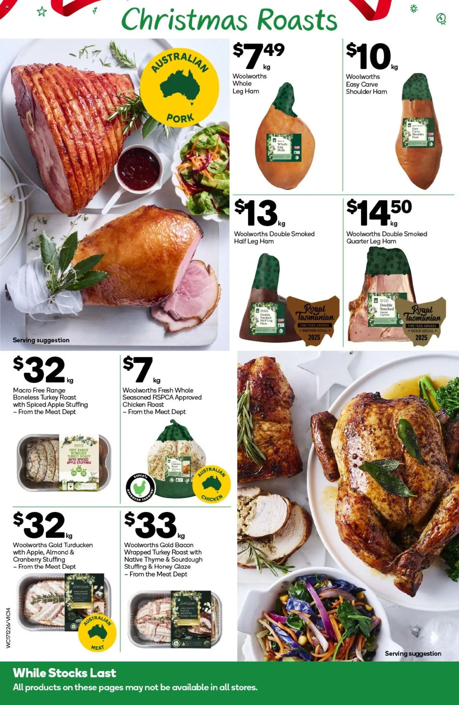 Woolworths catalogue - valid from 17.12.2025 | Page: 14 | Products: Bacon, Honey, Pork, Meat