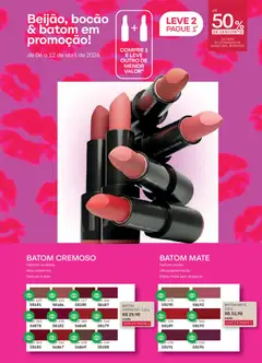 O Boticário - Ciclo 05/2026 - Pré-Visualização do folheto da loja O Boticário, válido de 23.03.2026 | Página: 140 | Produtos: Batom