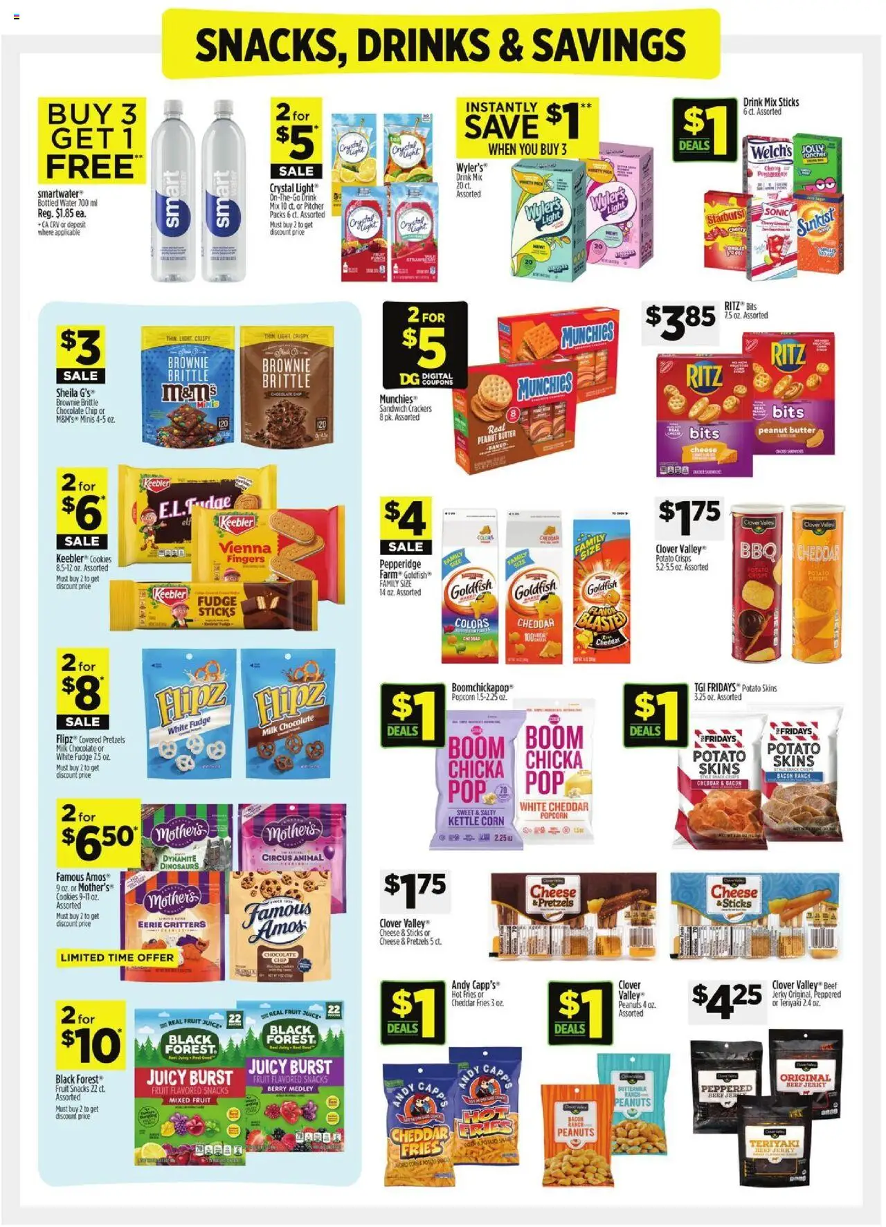 Dollar General Weekly Ad - TX - valid from 21.09.2025 | Page: 5 | Products: Milk, Cheese, Cookies, Water