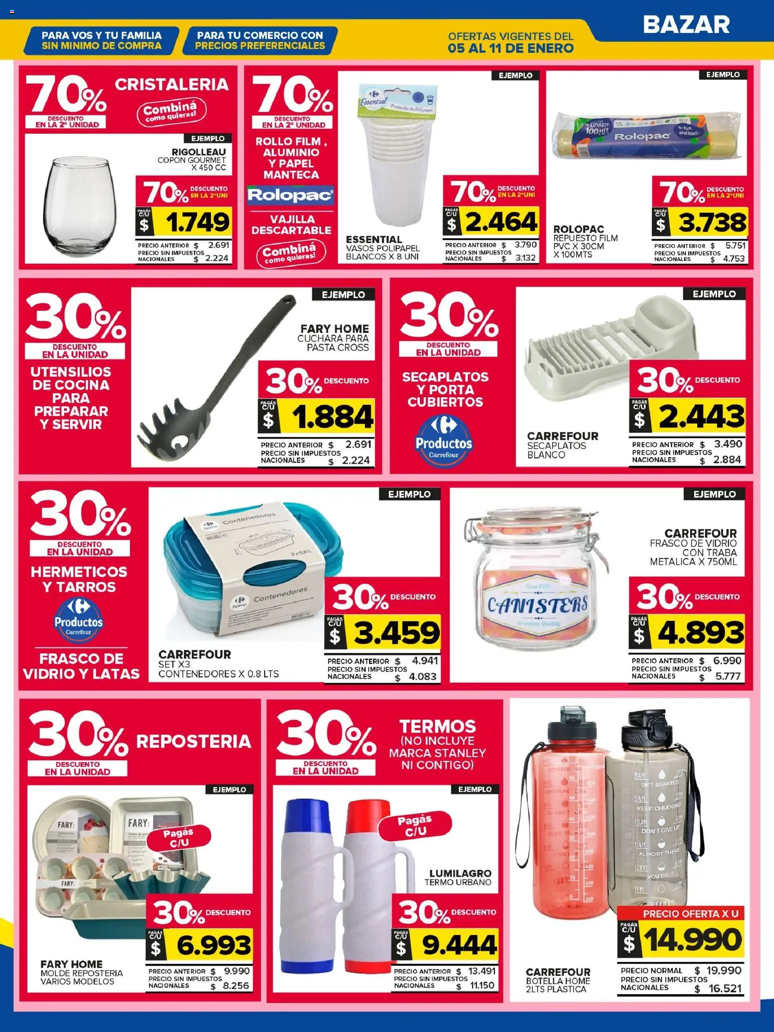 Carrefour Maxi catálogo │ válido desde el 05.01.2026 | Página: 22 | Productos: Utensilios de cocina, Botella, Molde, Termo